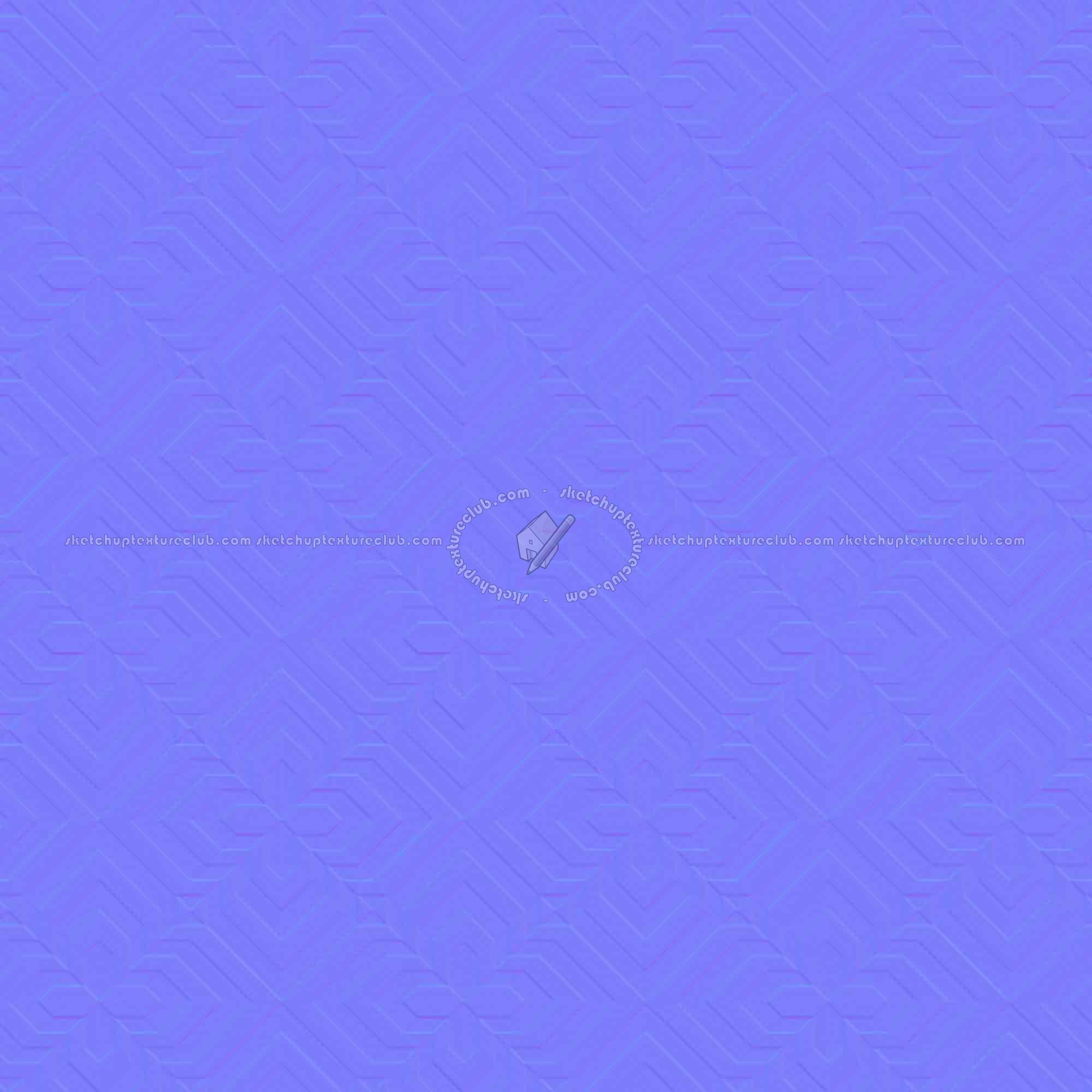 Textures   -   ARCHITECTURE   -   WOOD FLOORS   -   Geometric pattern  - Parquet geometric pattern texture seamless 04864 - Normal