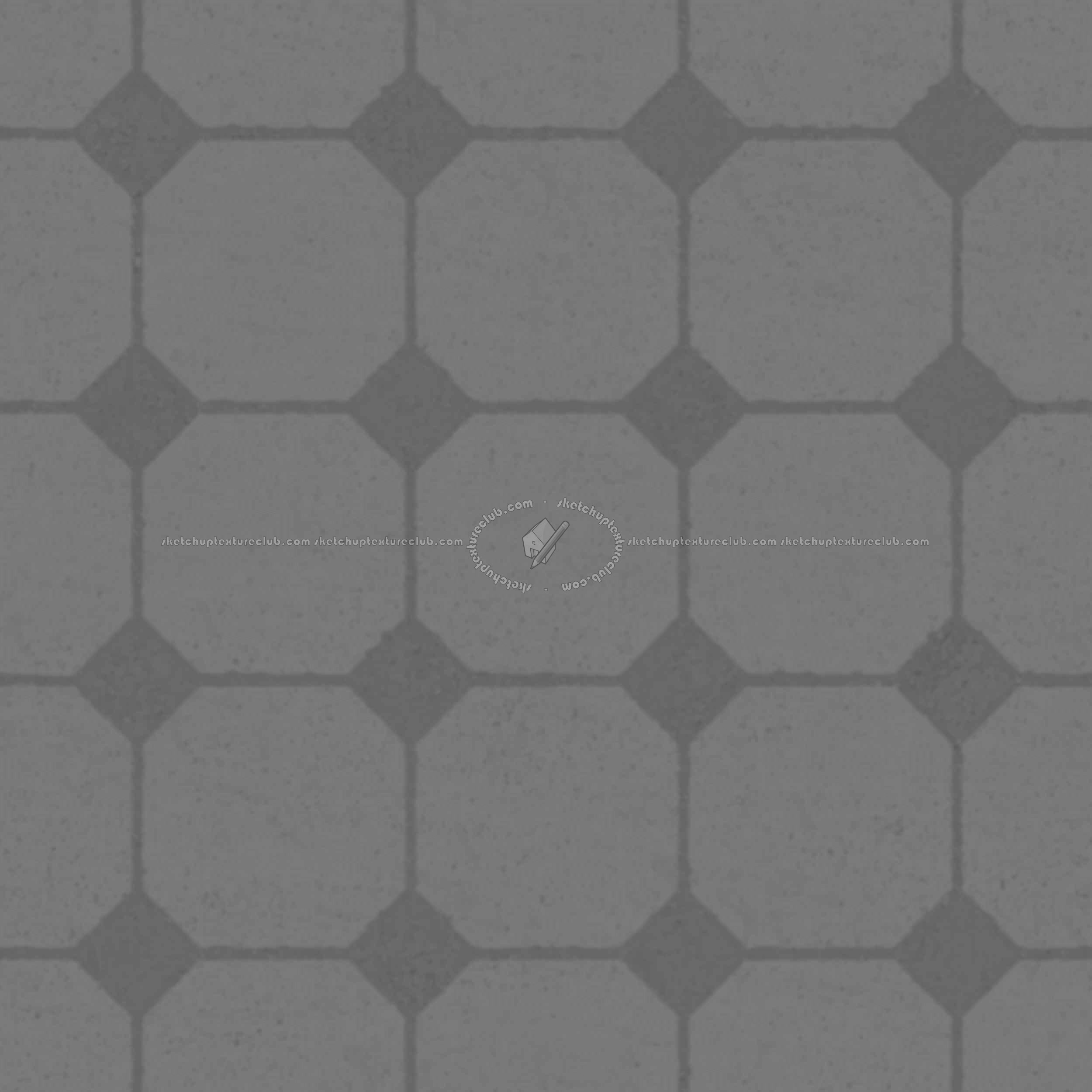 Textures - ARCHITECTURE - PAVING OUTDOOR - Concrete - Blocks regular - Paving outdoor concrete regular block texture seamless 05768 - Displacement