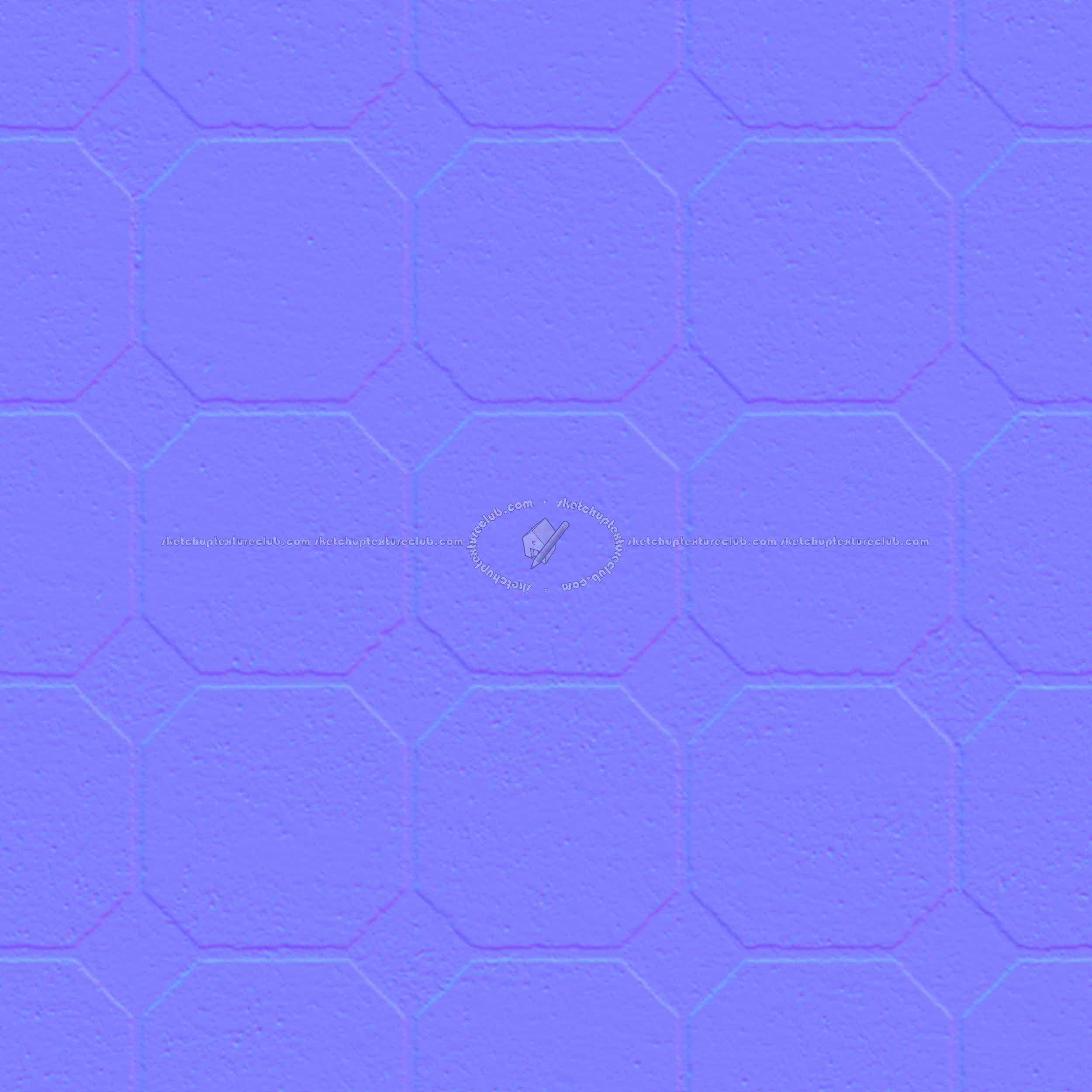 Textures - ARCHITECTURE - PAVING OUTDOOR - Concrete - Blocks regular - Paving outdoor concrete regular block texture seamless 05768 - Normal