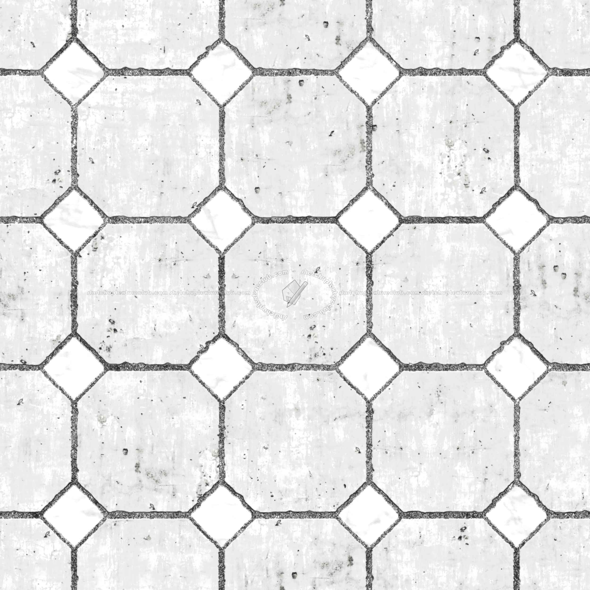 Textures   -   ARCHITECTURE   -   PAVING OUTDOOR   -   Concrete   -   Blocks regular  - Paving outdoor concrete regular block texture seamless 05769 - Bump