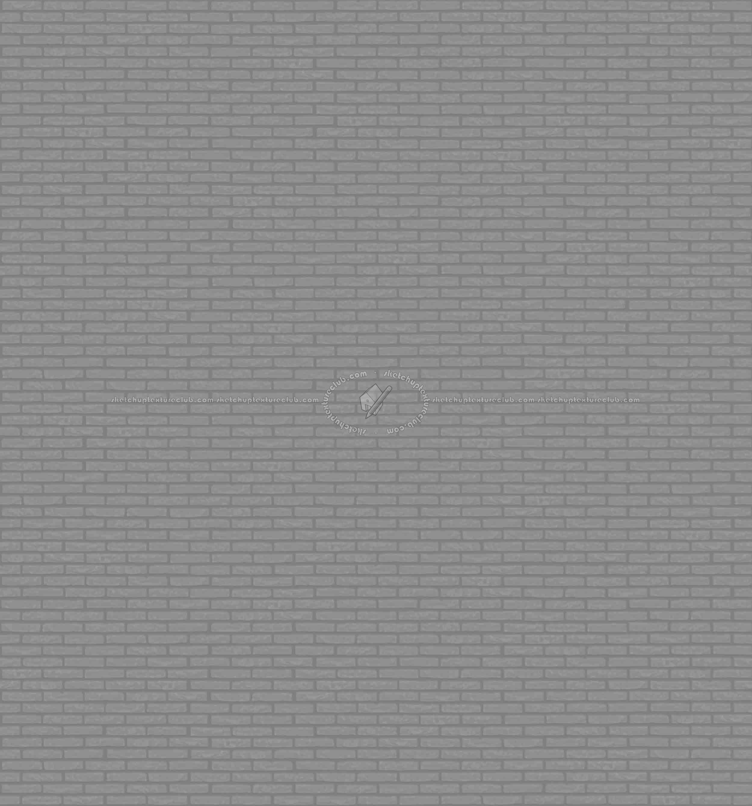 Textures   -   ARCHITECTURE   -   BRICKS   -   Facing Bricks   -   Rustic  - Britain rustic bricks texture seamless 17229 - Displacement