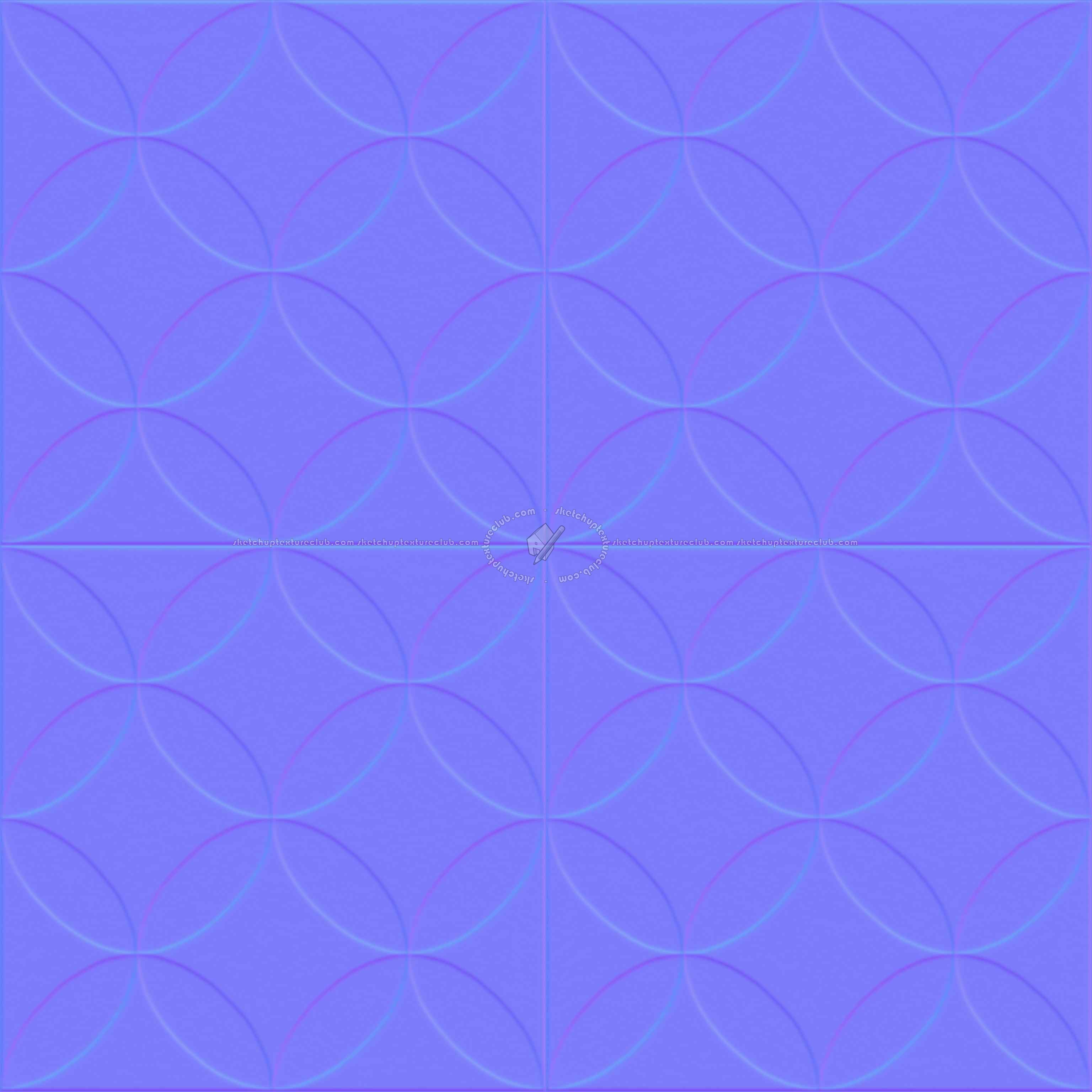 Textures - ARCHITECTURE - TILES INTERIOR - Cement - Encaustic - Cement - cementine tiles Pbr texture seamless 22141 - Normal