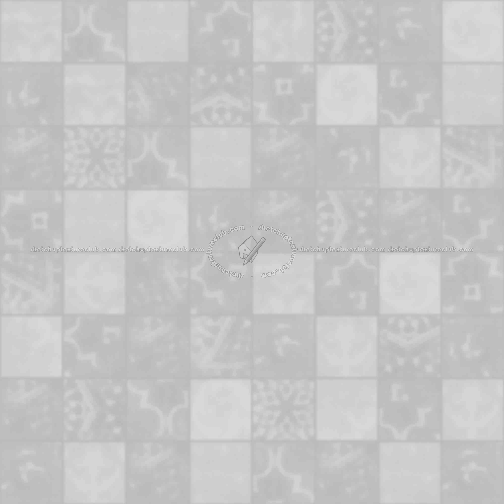 Textures   -   ARCHITECTURE   -   TILES INTERIOR   -   Mosaico   -   Mixed format  - Mosaico patterned tiles texture seamless 1 15678 - Displacement