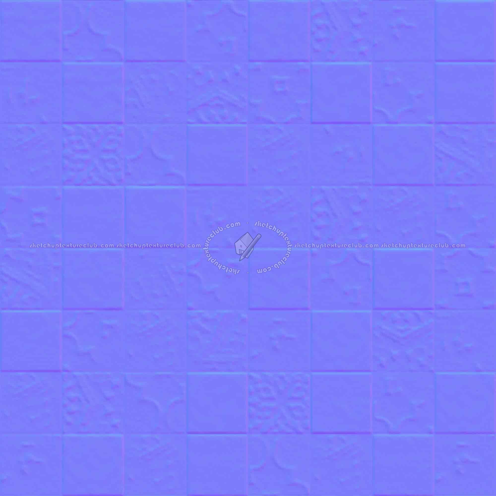 Textures   -   ARCHITECTURE   -   TILES INTERIOR   -   Mosaico   -   Mixed format  - Mosaico patterned tiles texture seamless 1 15678 - Normal