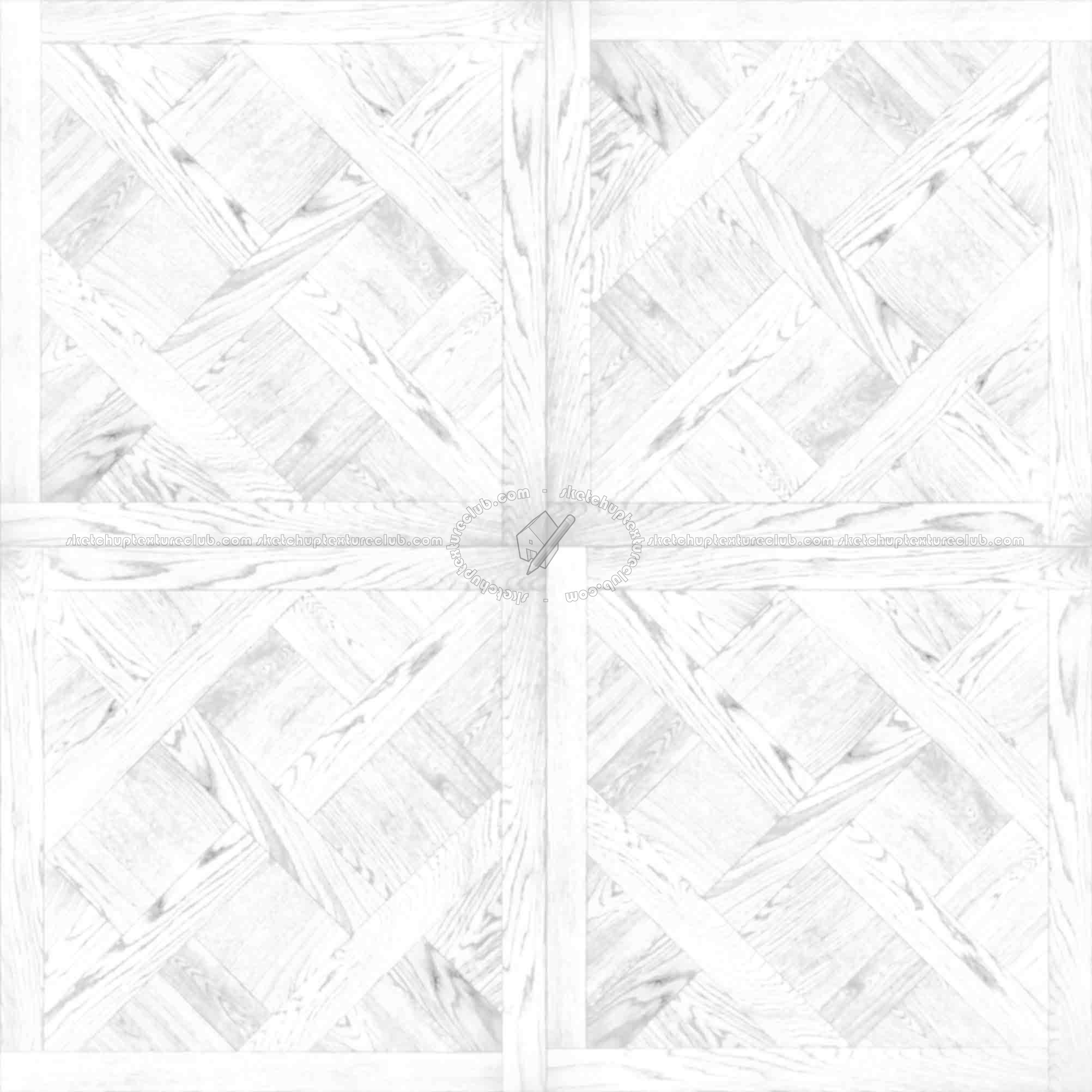 Textures   -   ARCHITECTURE   -   WOOD FLOORS   -   Geometric pattern  - Parquet geometric pattern texture seamless 04866 - Ambient occlusion