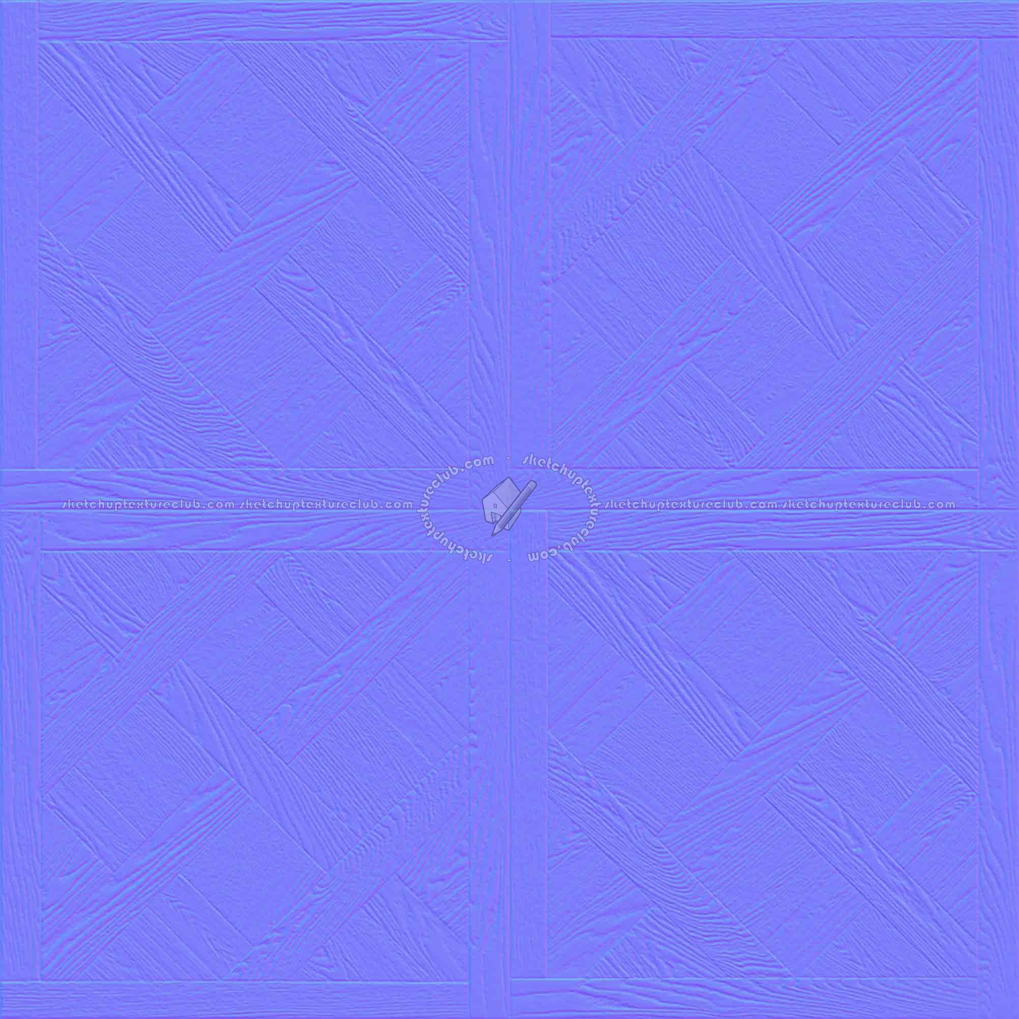 Textures   -   ARCHITECTURE   -   WOOD FLOORS   -   Geometric pattern  - Parquet geometric pattern texture seamless 04866 - Normal