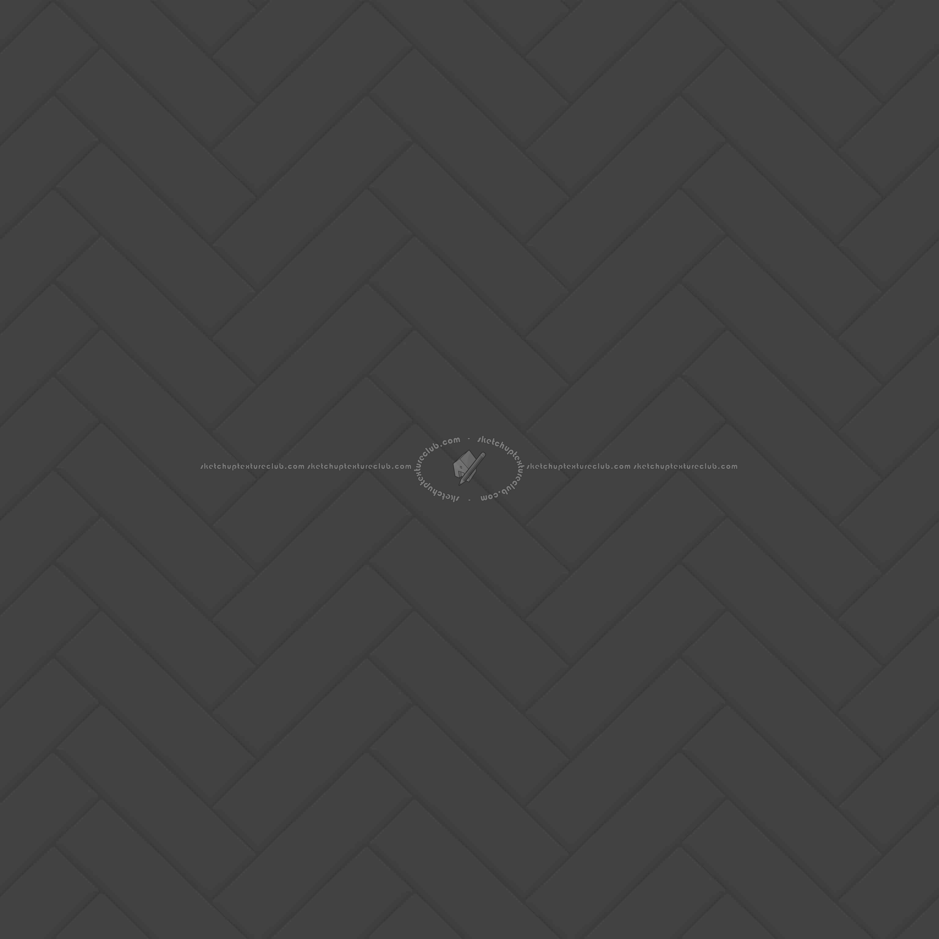 Textures   -   ARCHITECTURE   -   TILES INTERIOR   -   Mosaico   -   Mixed format  - herringbone ceramic tile pbr texture seamless 22221 - Specular