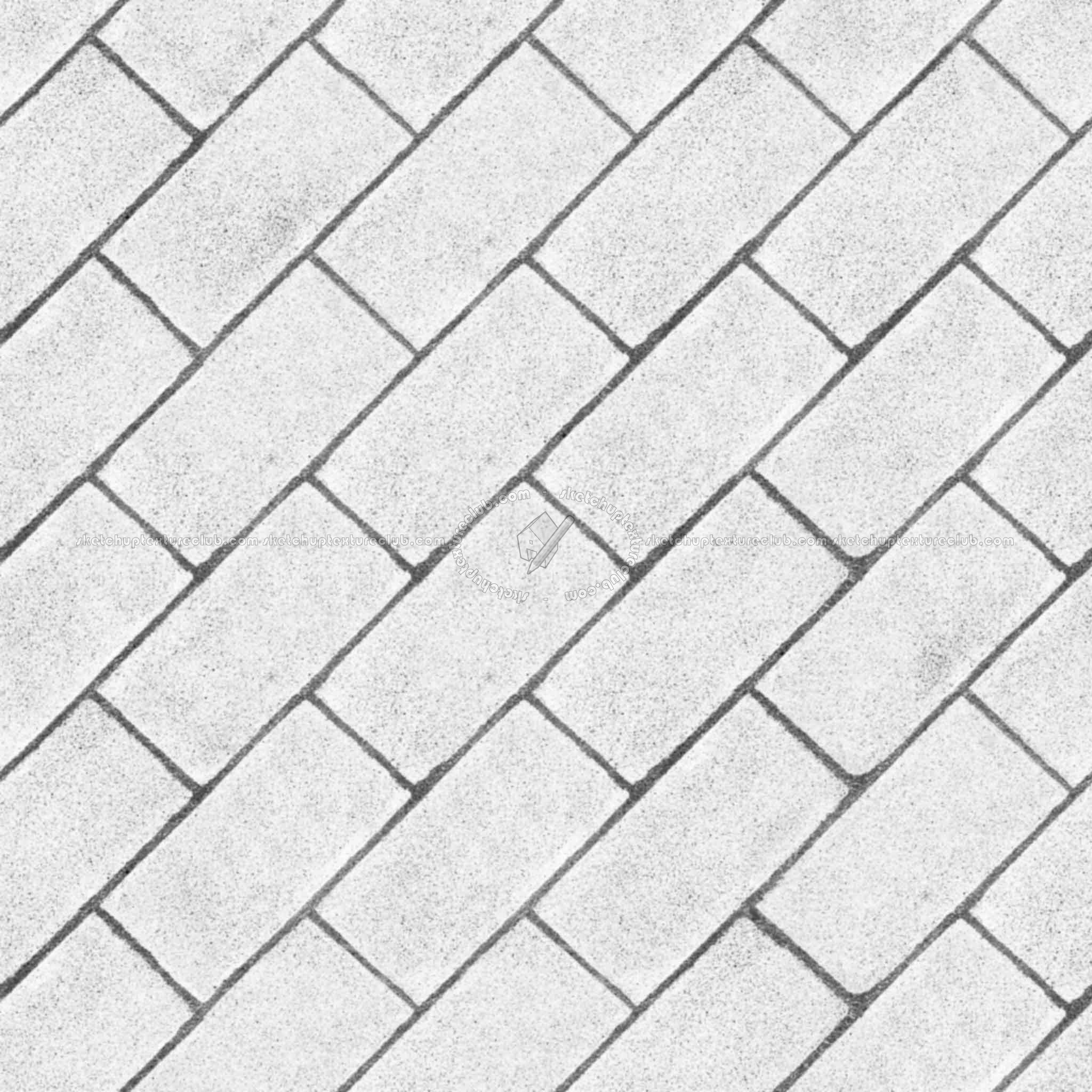 Textures   -   ARCHITECTURE   -   PAVING OUTDOOR   -   Concrete   -   Blocks regular  - Paving outdoor concrete regular block texture seamless 05771 - Bump