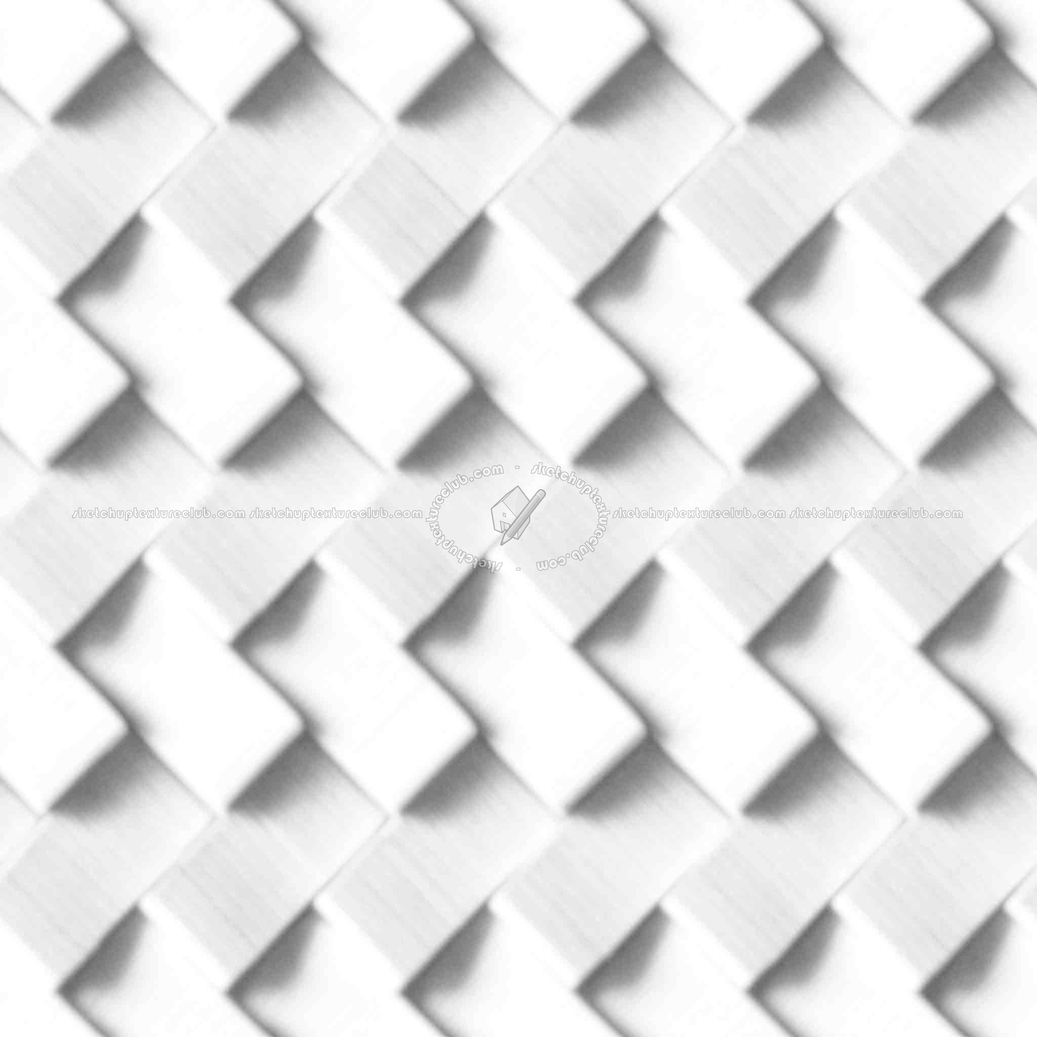 Textures   -   ARCHITECTURE   -   TILES INTERIOR   -   Mosaico   -   Mixed format  - Mosaic 3d wall tiles texture seamless 20984 - Ambient occlusion