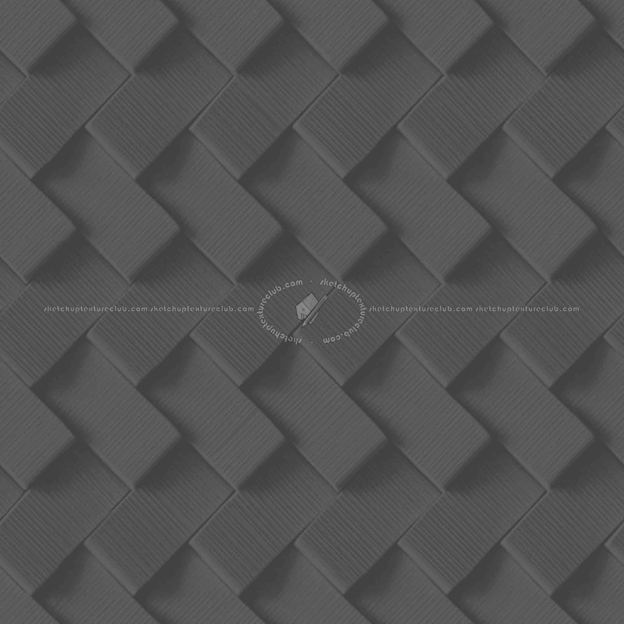 Textures   -   ARCHITECTURE   -   TILES INTERIOR   -   Mosaico   -   Mixed format  - Mosaic 3d wall tiles texture seamless 20984 - Specular