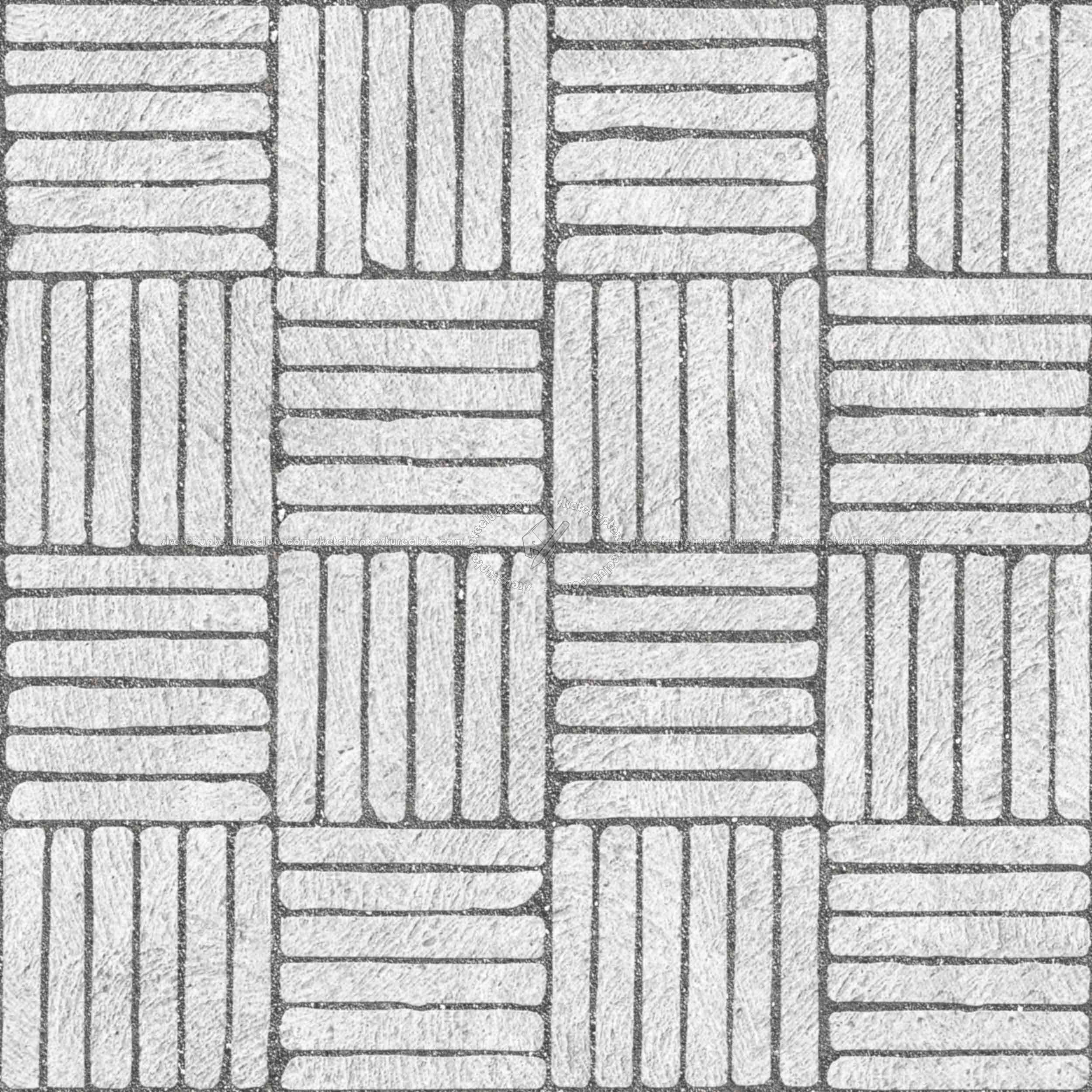 Textures - ARCHITECTURE - PAVING OUTDOOR - Concrete - Blocks regular - Paving outdoor concrete regular block texture seamless 05772 - Bump