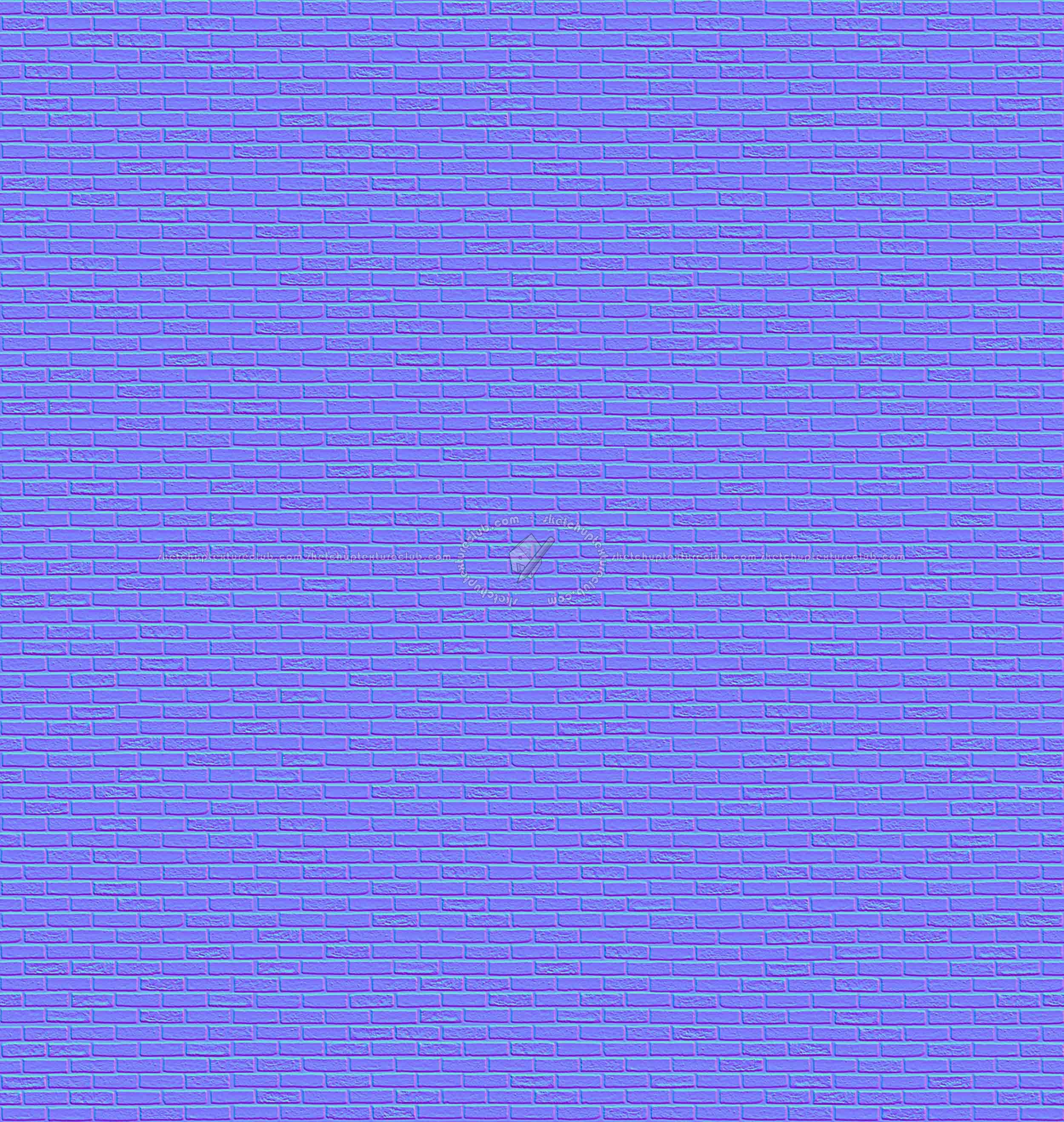 Textures   -   ARCHITECTURE   -   BRICKS   -   Facing Bricks   -   Rustic  - Rustic bricks texture seamless 17232 - Normal