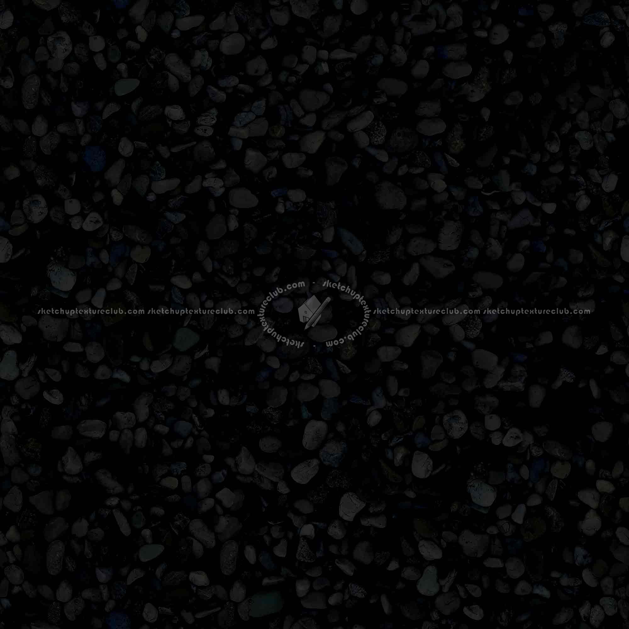 Textures   -   NATURE ELEMENTS   -   GRAVEL &amp; PEBBLES  - mixed gravel texture seamless 21369 - Specular