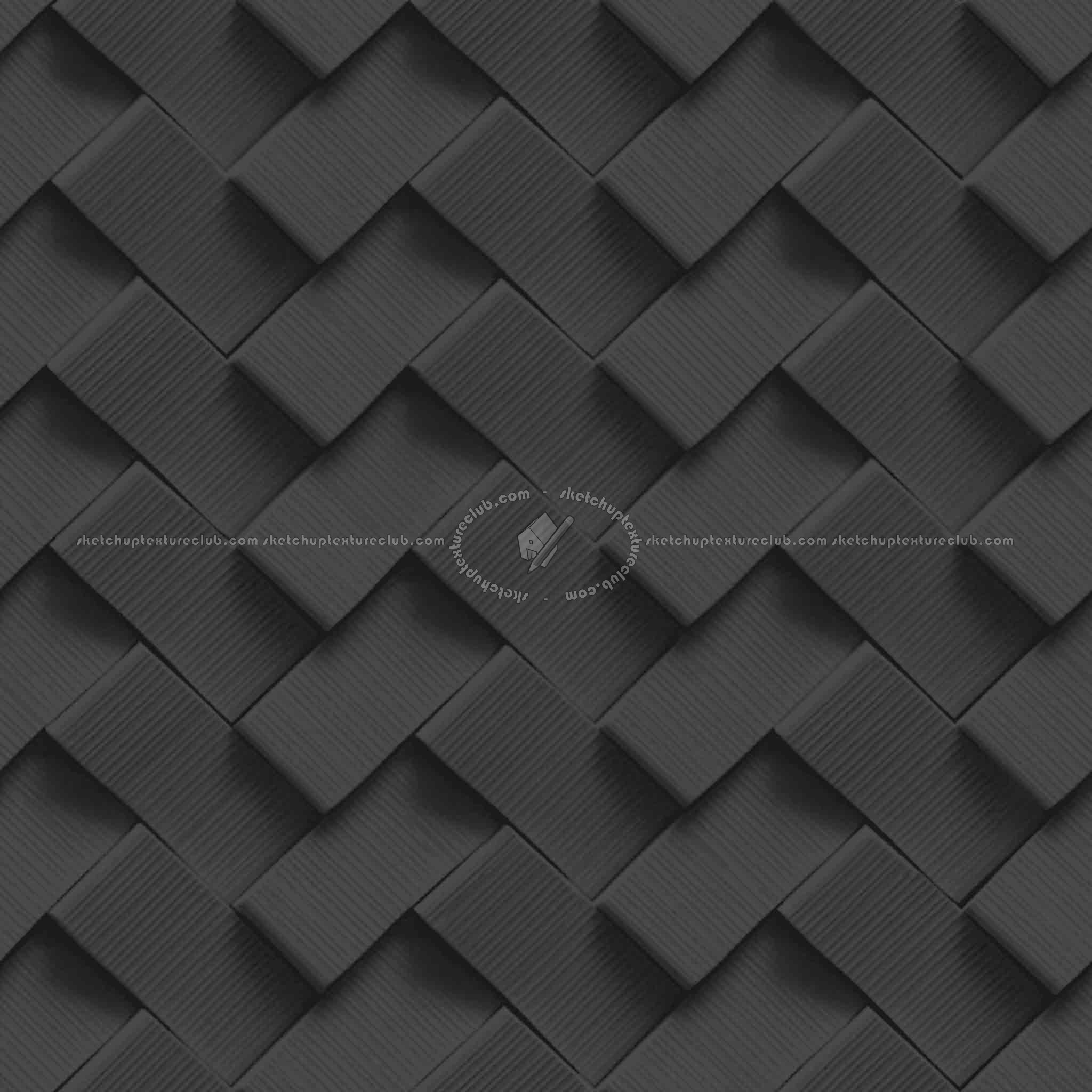 Textures   -   ARCHITECTURE   -   TILES INTERIOR   -   Mosaico   -   Mixed format  - Mosaic 3d wall tiles texture seamless 20985 - Specular