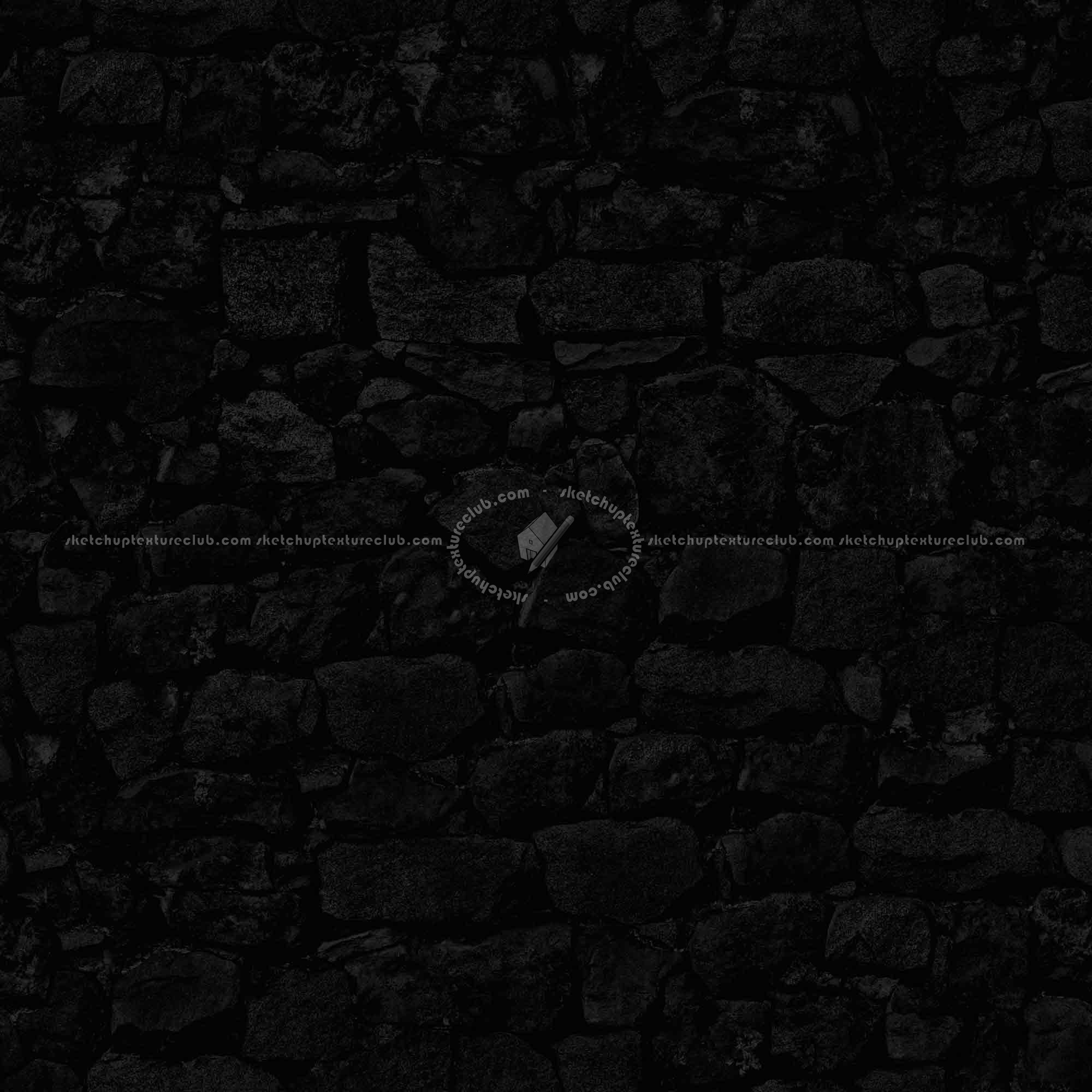 Textures   -   ARCHITECTURE   -   STONES WALLS   -   Stone walls  - Old wall stone texture seamless 08536 - Specular