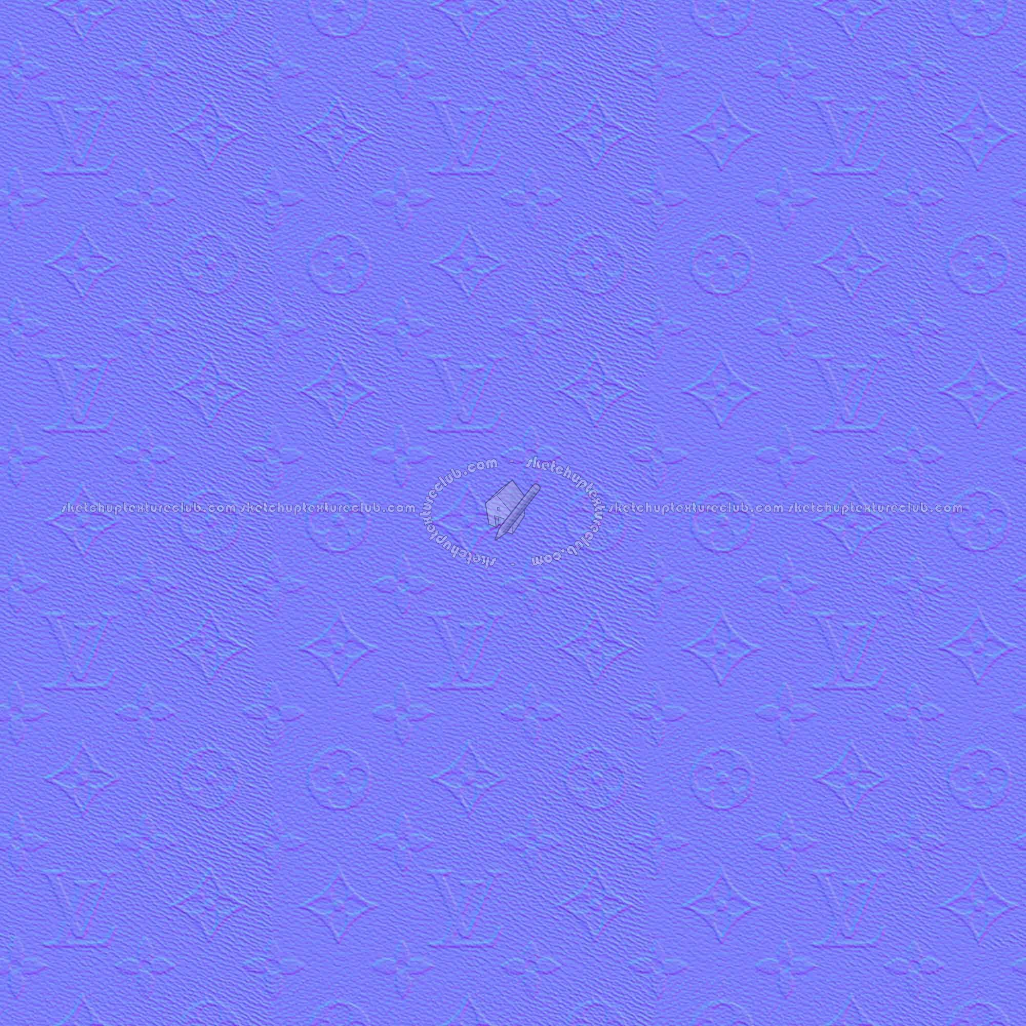 Textures   -   MATERIALS   -   LEATHER  - Louis Vuitton black leather PBR texture seamless 22089 - Normal