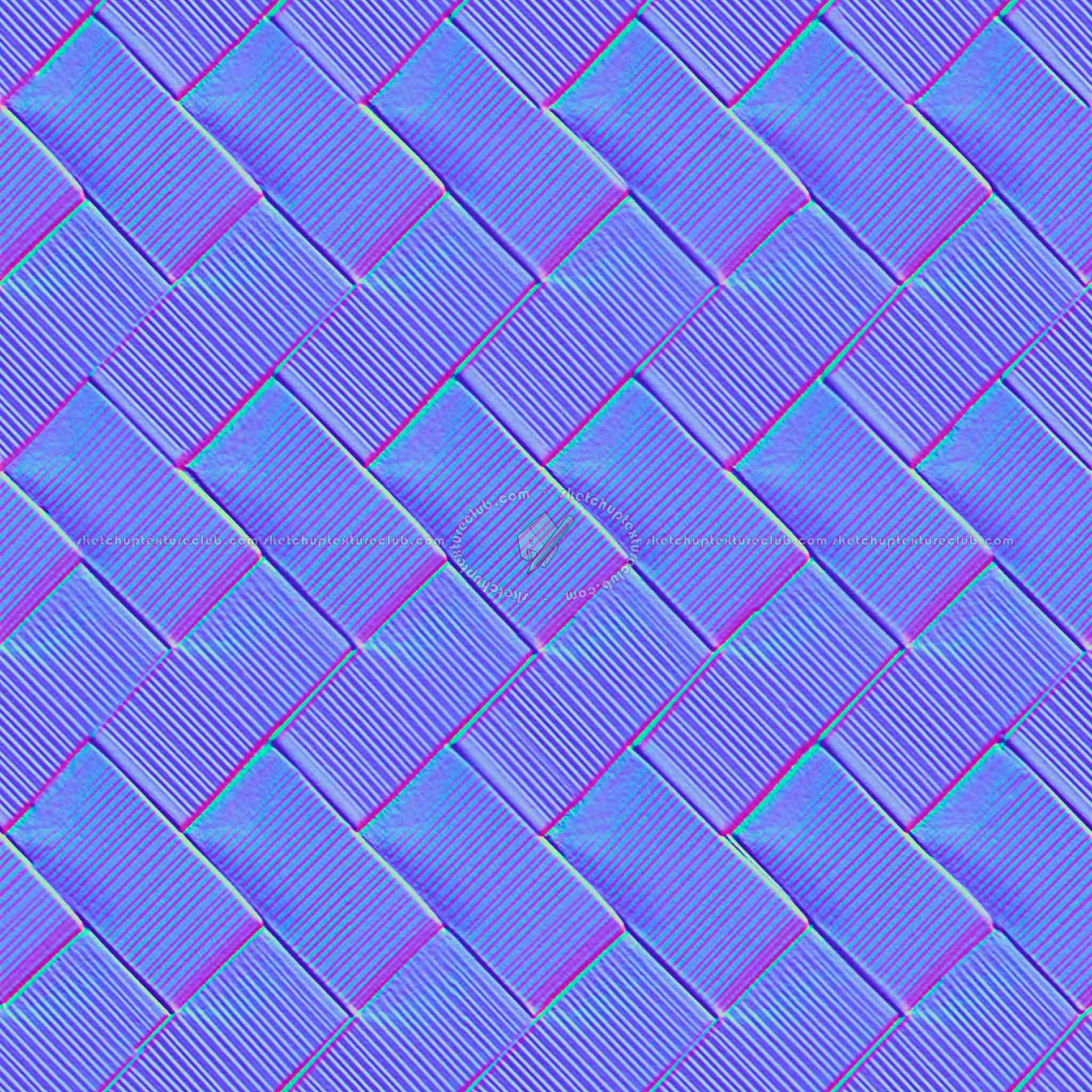 Textures   -   ARCHITECTURE   -   TILES INTERIOR   -   Mosaico   -   Mixed format  - Mosaic 3d wall tiles texture seamless 20986 - Normal