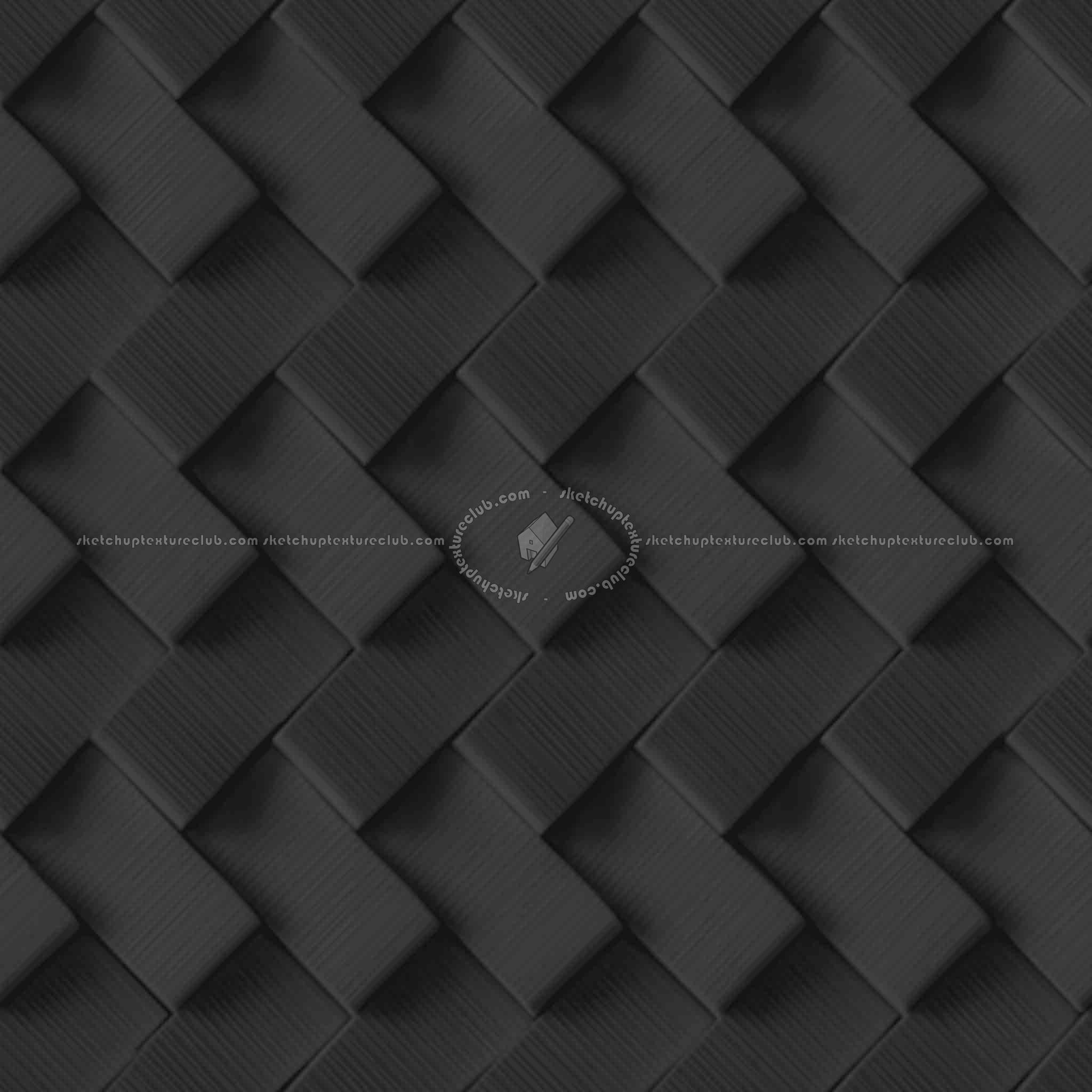 Textures   -   ARCHITECTURE   -   TILES INTERIOR   -   Mosaico   -   Mixed format  - Mosaic 3d wall tiles texture seamless 20986 - Specular