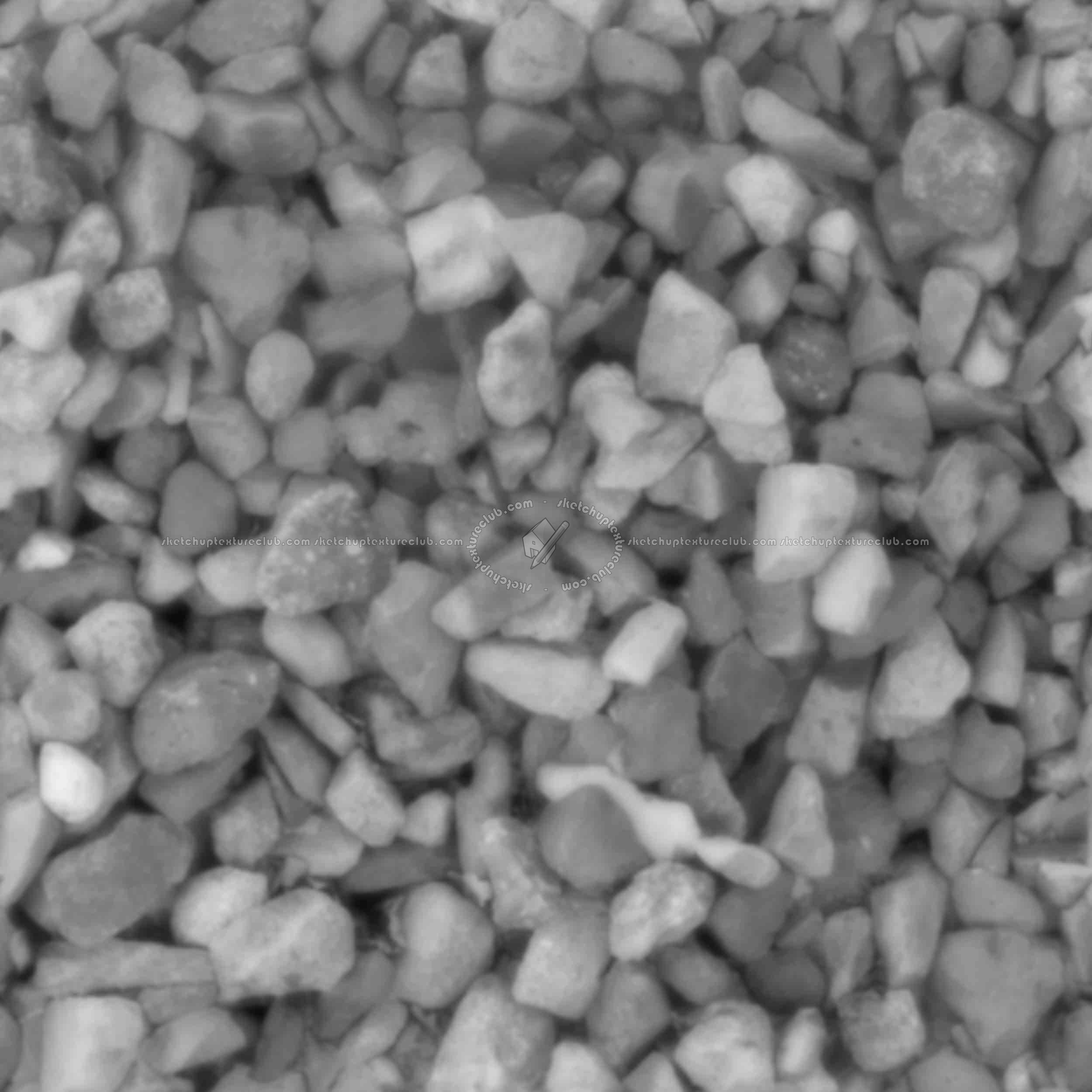 Textures - NATURE ELEMENTS - GRAVEL & PEBBLES - Pebbles PBR texture texture seamless 21509 - Displacement
