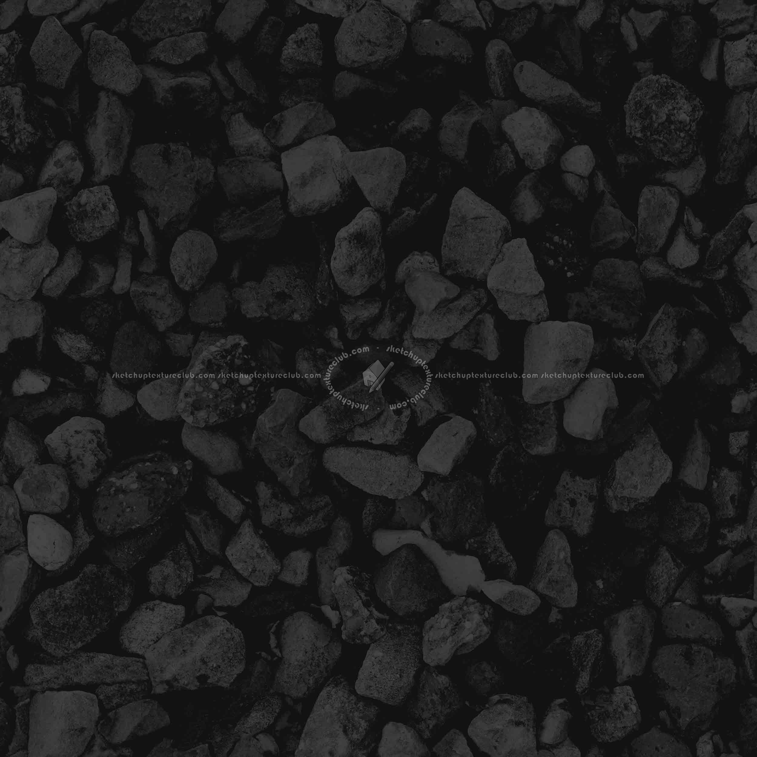 Textures - NATURE ELEMENTS - GRAVEL & PEBBLES - Pebbles PBR texture texture seamless 21509 - Specular