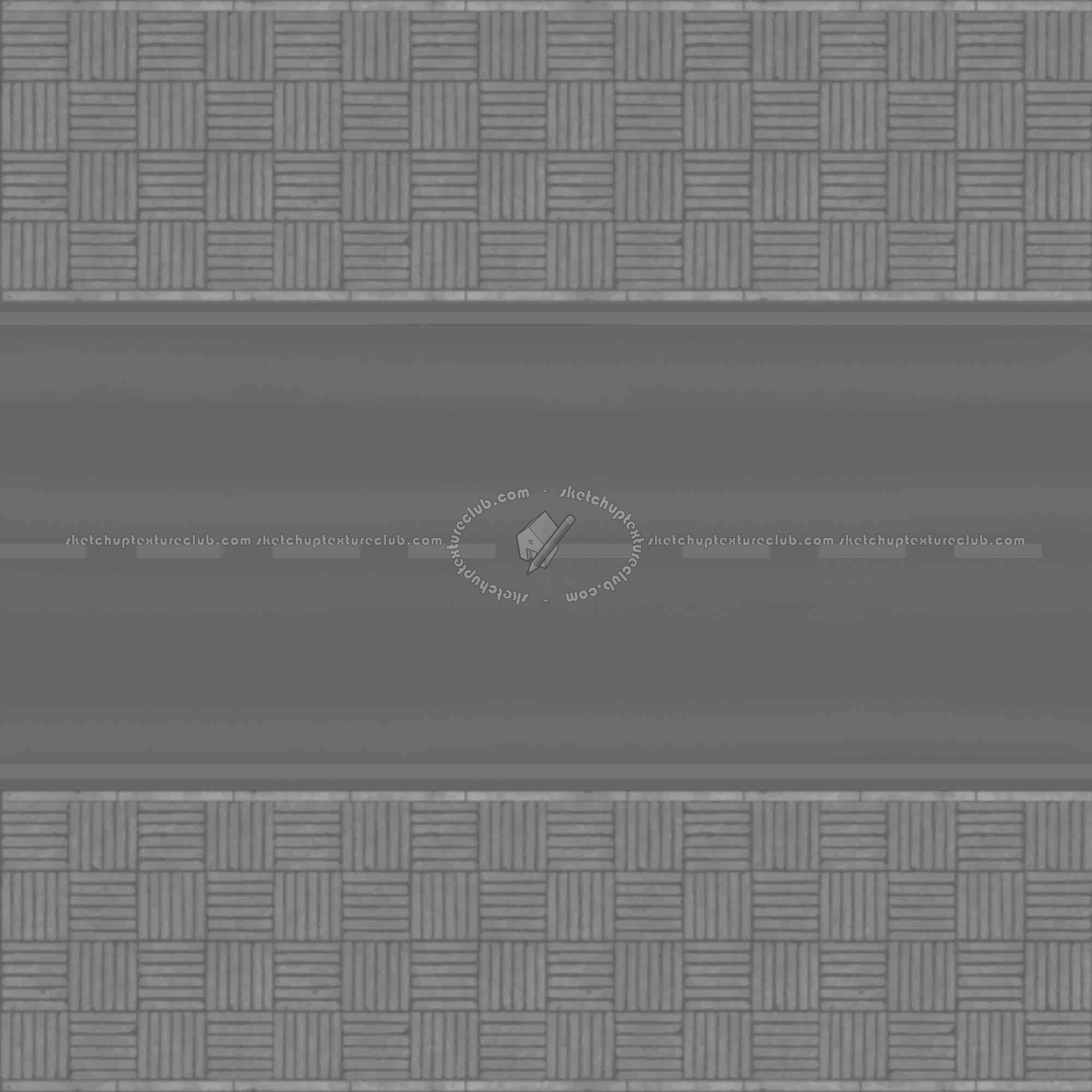 Textures   -   ARCHITECTURE   -   ROADS   -   Roads  - Road texture seamless 07672 - Displacement