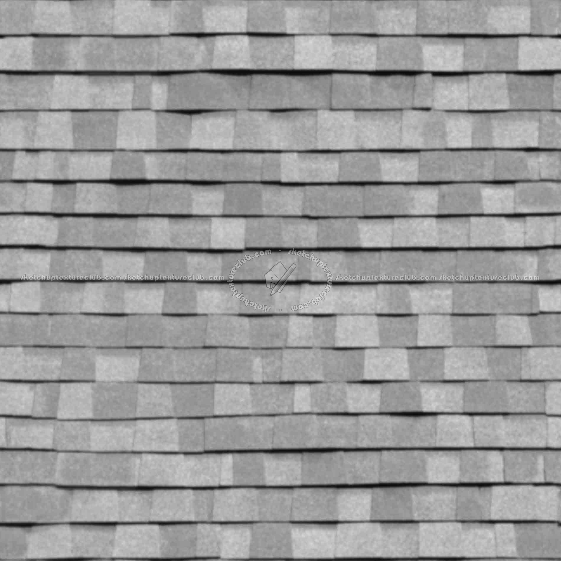 Textures   -   ARCHITECTURE   -   ROOFINGS   -   Asphalt roofs  - Asphalt roofing texture seamless 03264 - Displacement