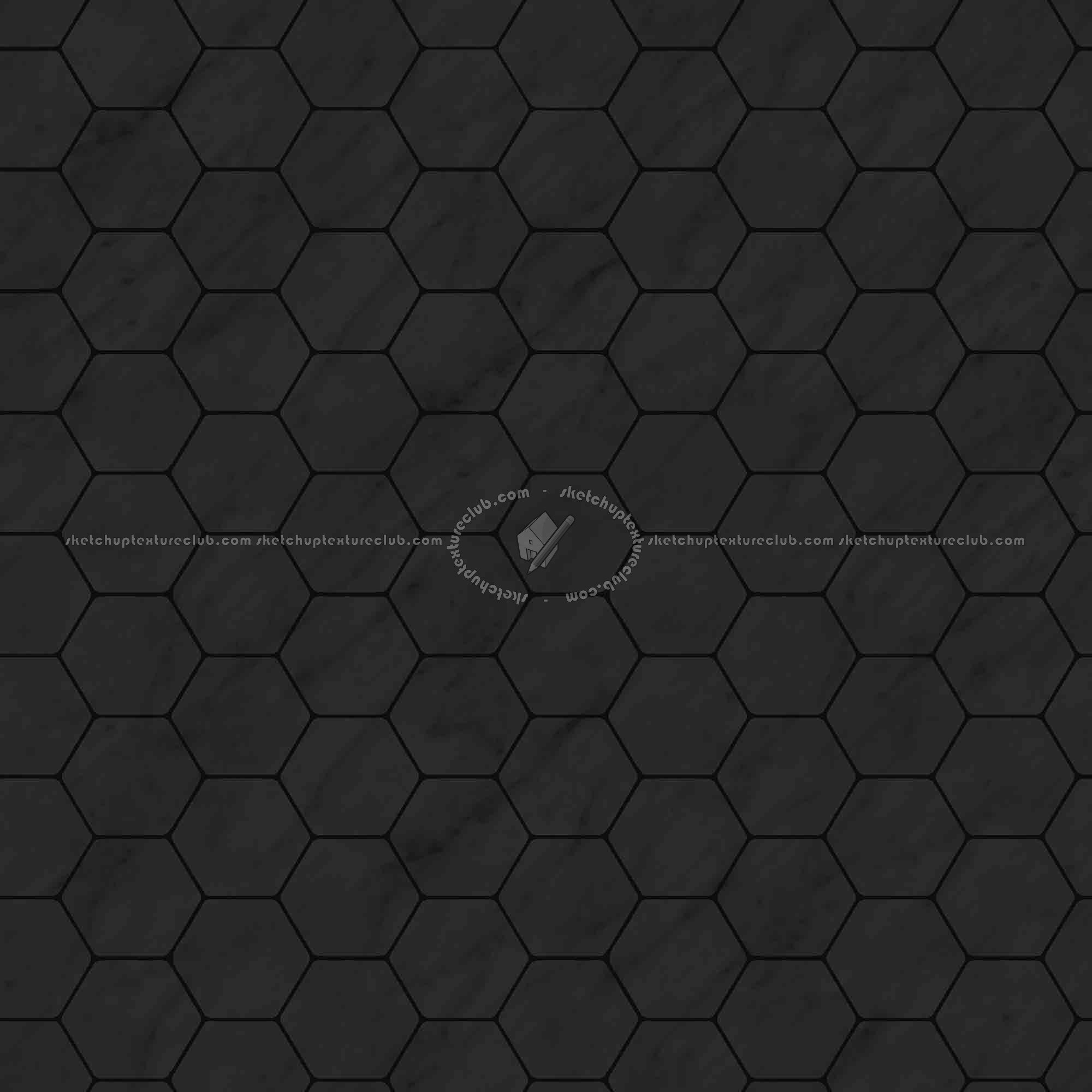 Textures   -   ARCHITECTURE   -   TILES INTERIOR   -   Hexagonal mixed  - Carrara marble hexagonal texture seamless 17108 - Specular