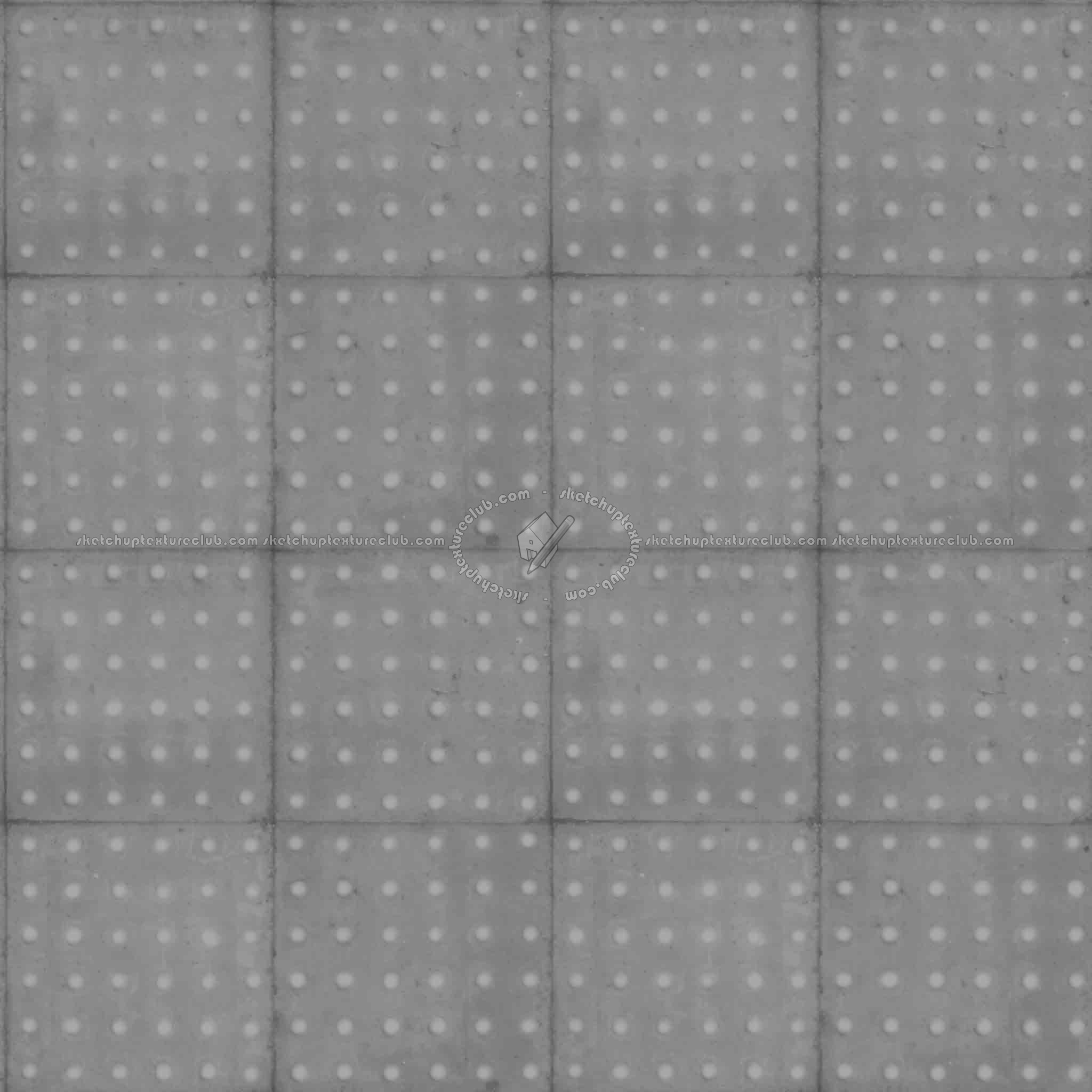 Textures   -   ARCHITECTURE   -   PAVING OUTDOOR   -   Concrete   -   Blocks damaged  - Concrete paving outdoor damaged texture seamless 05494 - Displacement