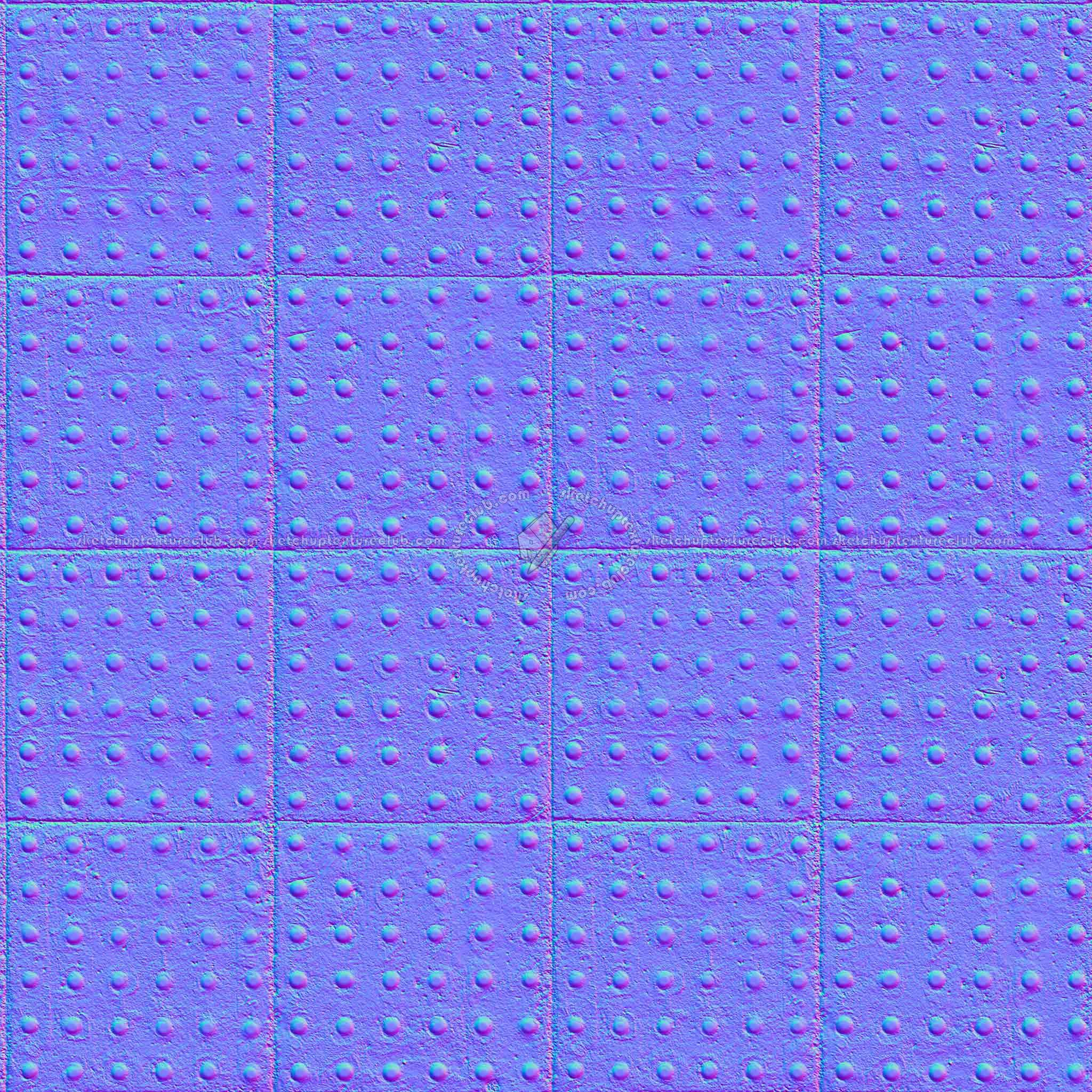 Textures   -   ARCHITECTURE   -   PAVING OUTDOOR   -   Concrete   -   Blocks damaged  - Concrete paving outdoor damaged texture seamless 05494 - Normal