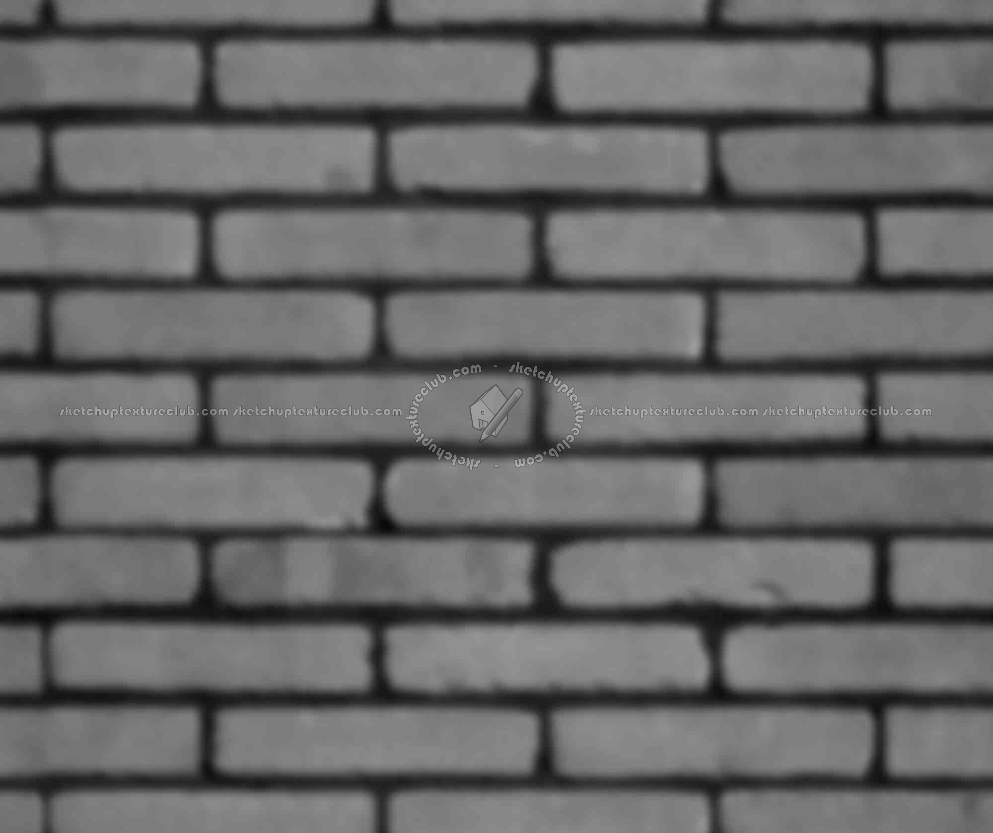 Textures   -   ARCHITECTURE   -   BRICKS   -   Facing Bricks   -   Smooth  - Facing smooth bricks texture seamless 00264 - Displacement