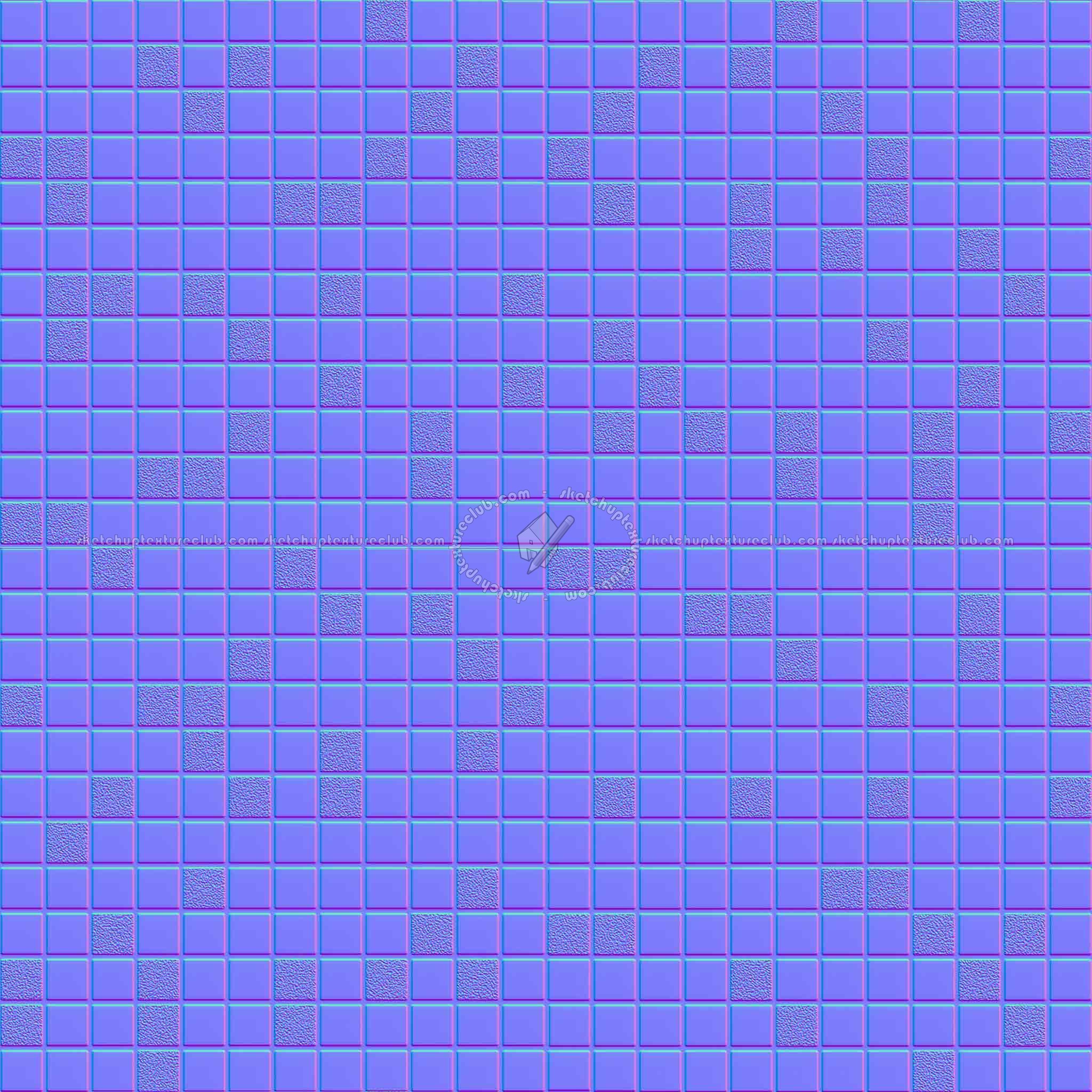 Textures   -   ARCHITECTURE   -   TILES INTERIOR   -   Mosaico   -   Classic format   -   Multicolor  - Mosaico multicolor tiles texture seamless 14981 - Normal