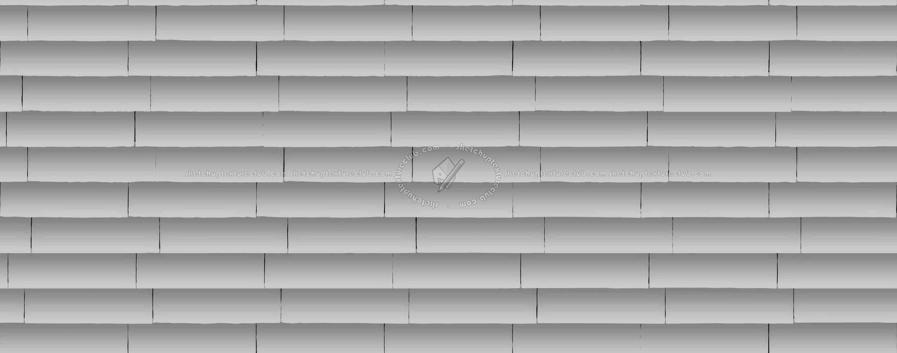 Textures   -   ARCHITECTURE   -   WALLS TILE OUTSIDE  - Wall cladding bricks PBR texture seamless 21542 - Displacement