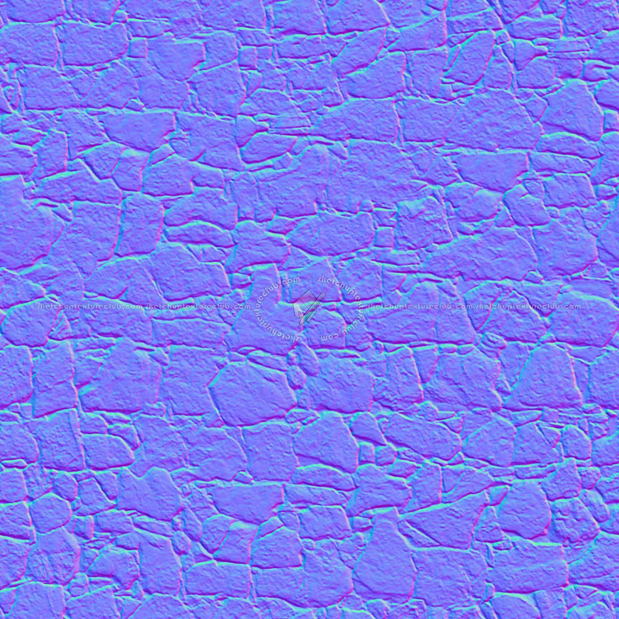 Textures   -   ARCHITECTURE   -   STONES WALLS   -   Stone walls  - Old wall stone texture seamless 08538 - Normal