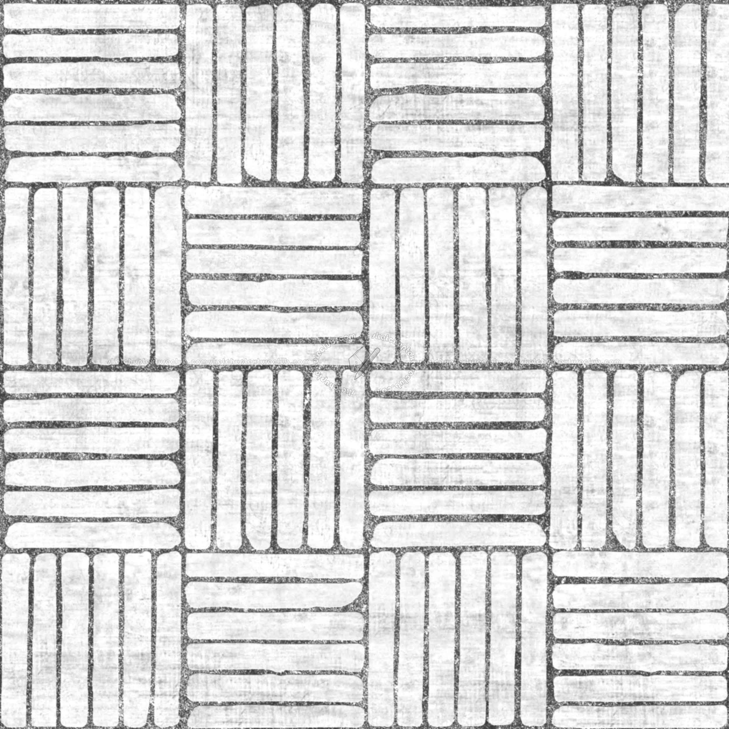 Textures   -   ARCHITECTURE   -   PAVING OUTDOOR   -   Concrete   -   Blocks regular  - Paving outdoor concrete regular block texture seamless 05775 - Bump