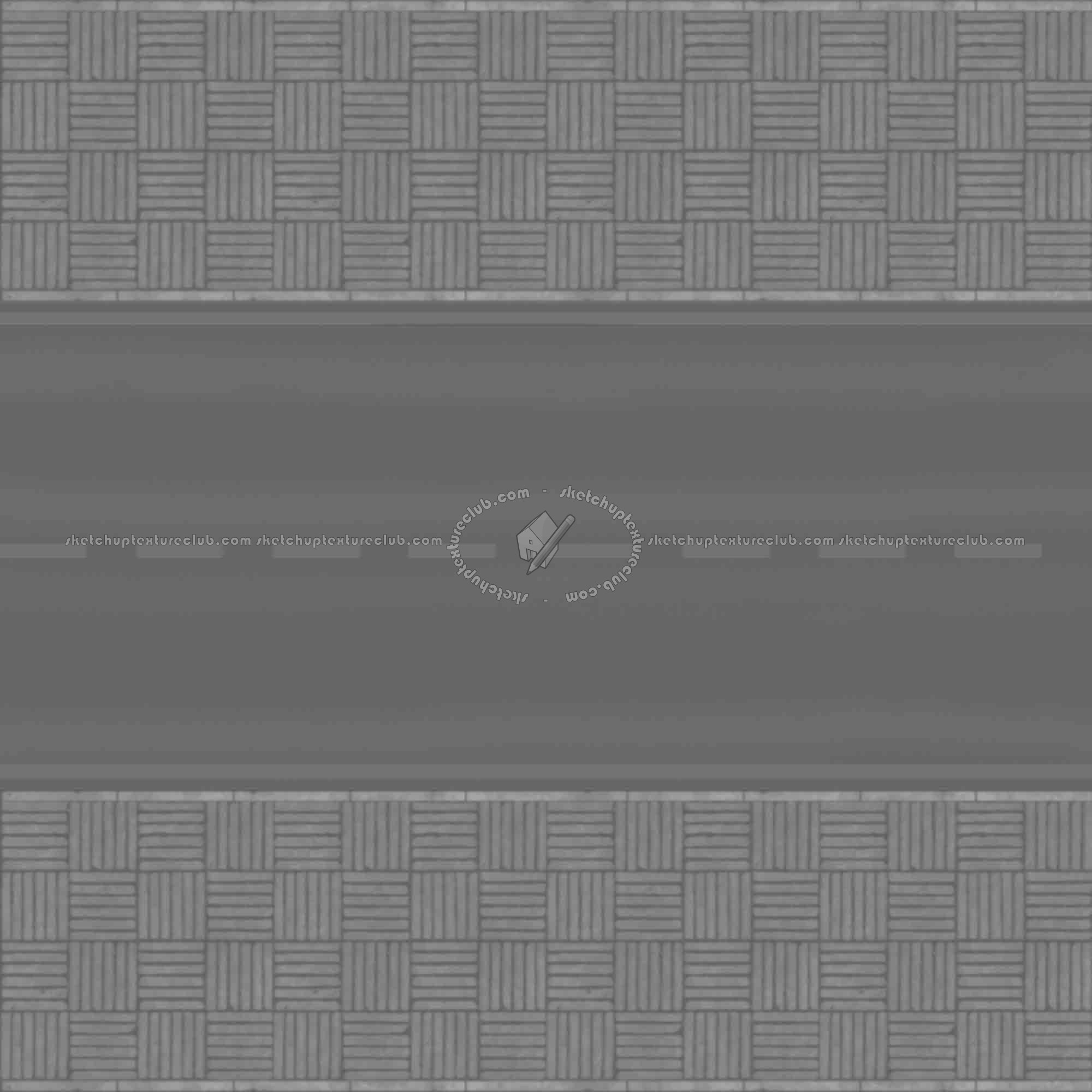 Textures   -   ARCHITECTURE   -   ROADS   -   Roads  - Road texture seamless 07673 - Displacement