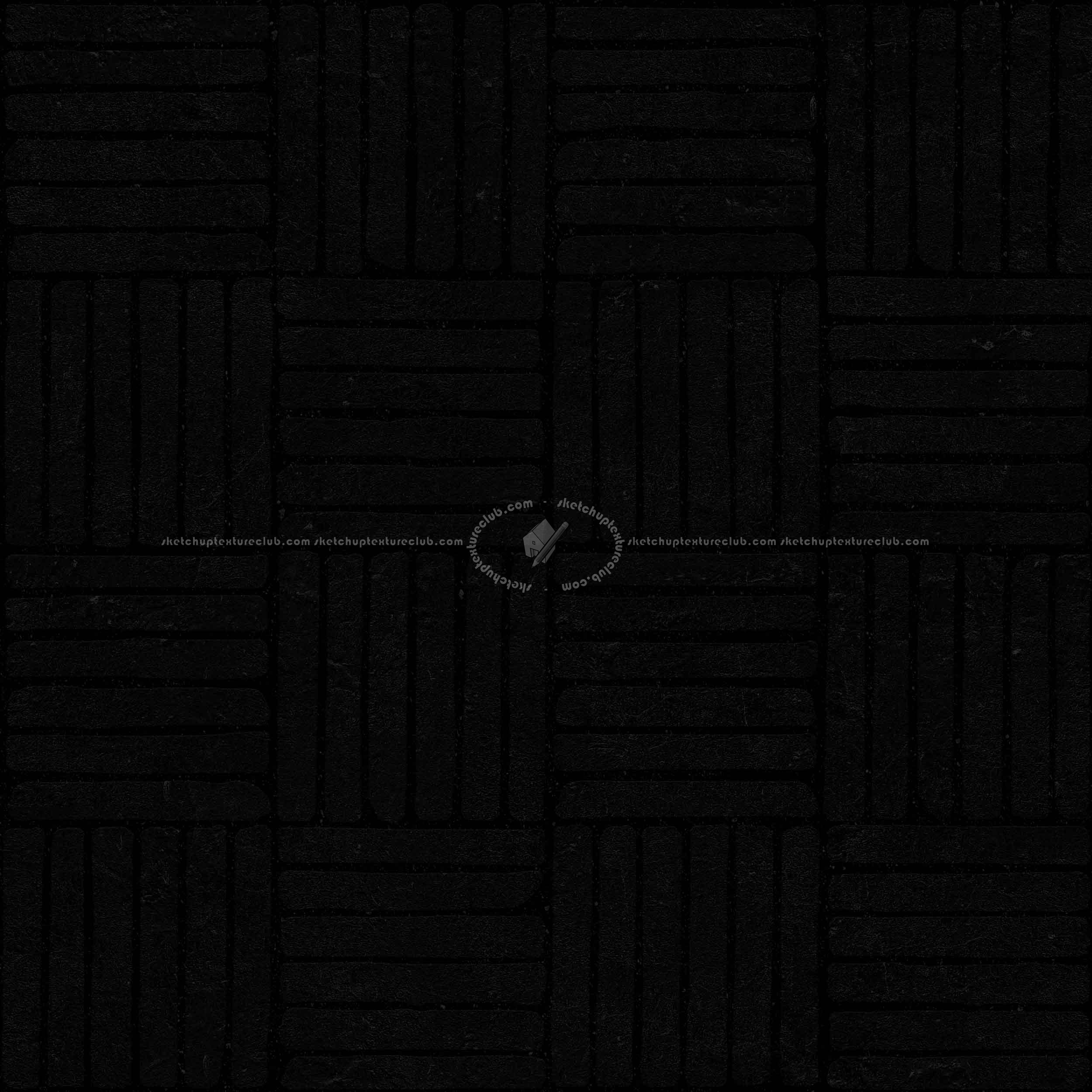 Textures - ARCHITECTURE - PAVING OUTDOOR - Concrete - Blocks regular - Paving outdoor concrete regular block texture seamless 05776 - Specular