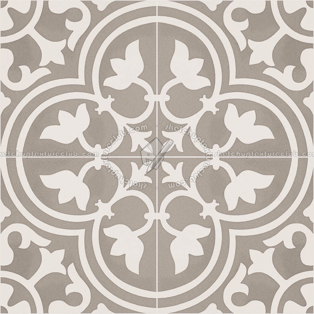 Textures - ARCHITECTURE - TILES INTERIOR - Cement - Encaustic - Cement - cementine tiles Pbr texture seamless 22148 (seamless)
