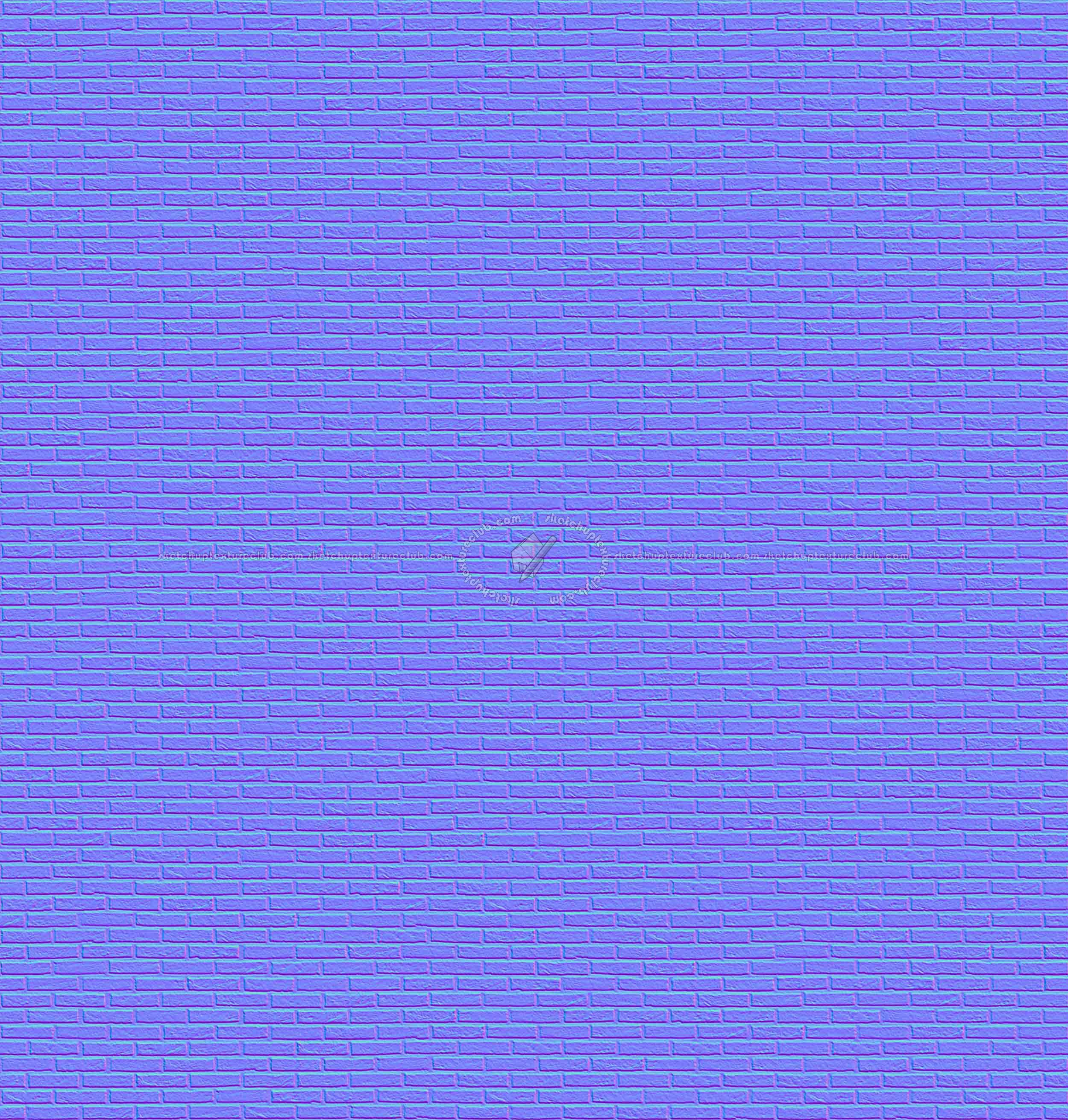 Textures   -   ARCHITECTURE   -   BRICKS   -   Facing Bricks   -   Rustic  - Rustic bricks texture seamless 17238 - Normal