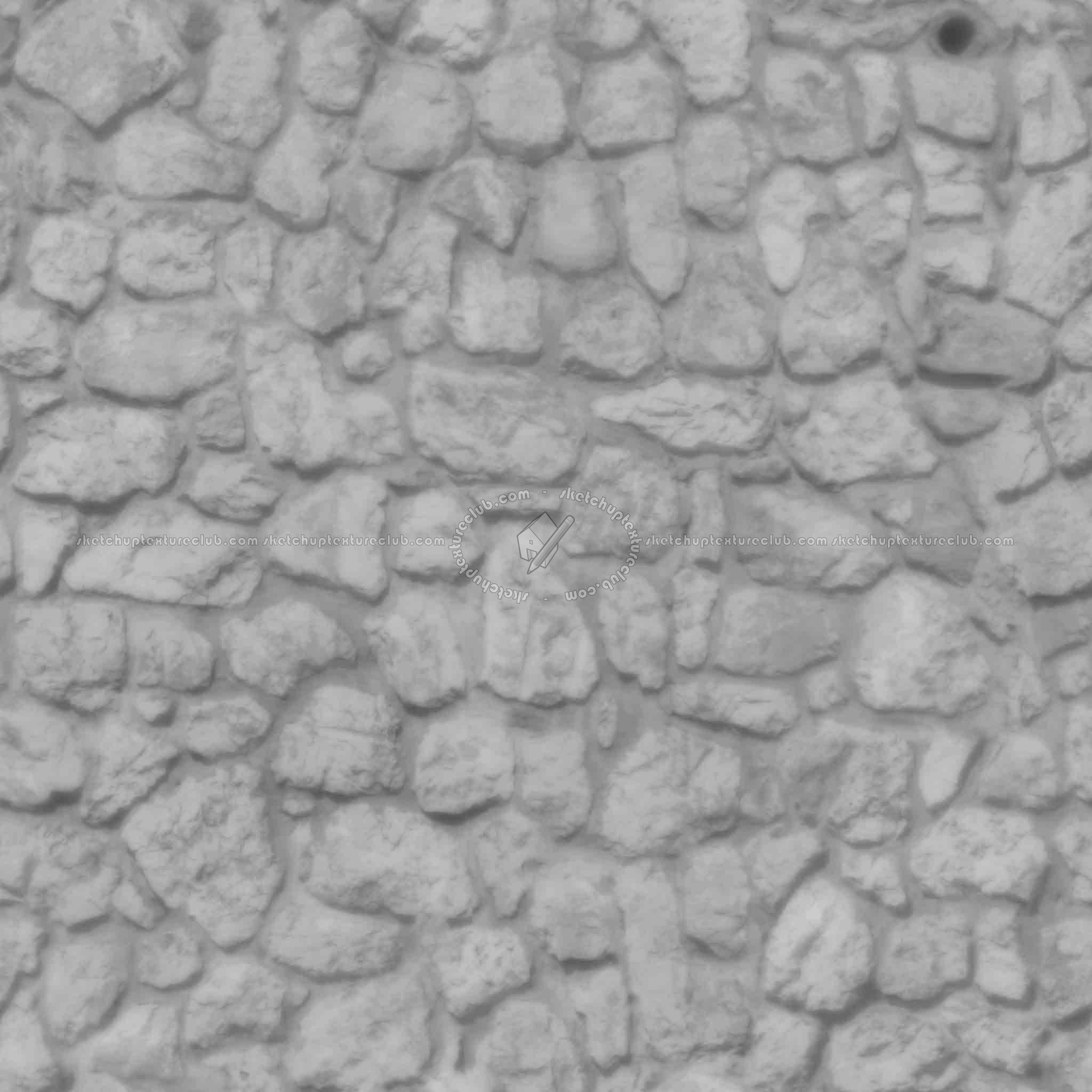 Textures   -   ARCHITECTURE   -   STONES WALLS   -   Stone walls  - Old wall stone texture seamless 08542 - Displacement