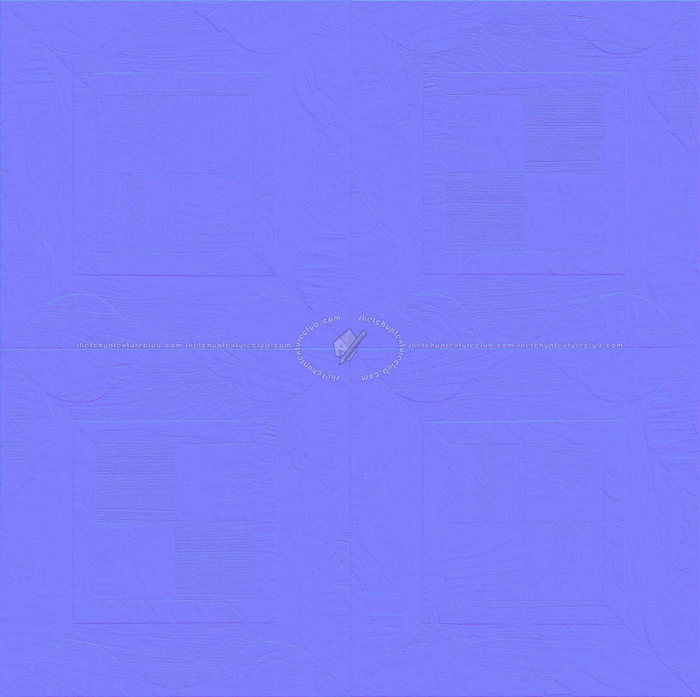 Textures   -   ARCHITECTURE   -   WOOD FLOORS   -   Geometric pattern  - Parquet geometric pattern texture seamless 04875 - Normal