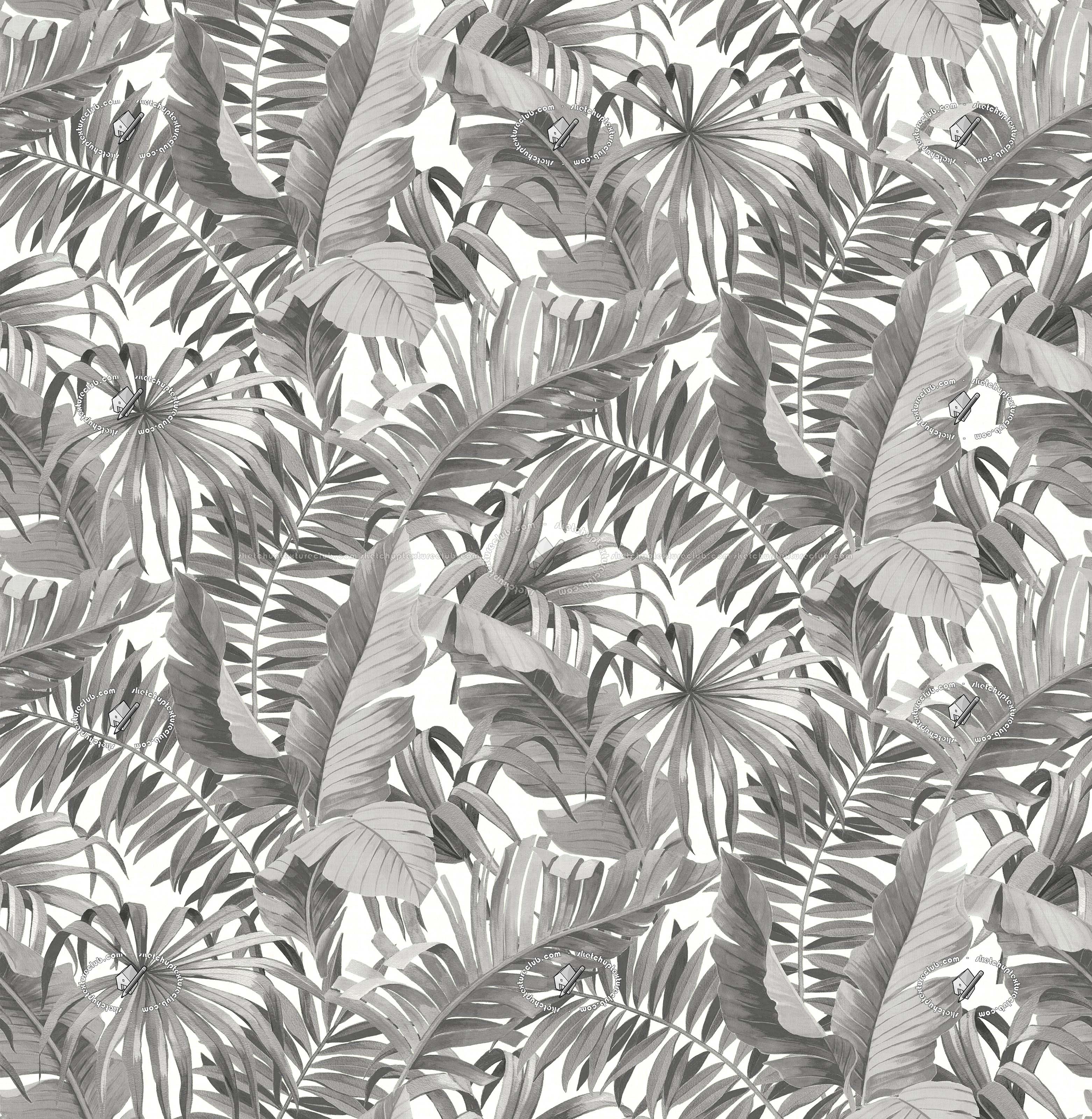 Textures   -   MATERIALS   -   WALLPAPER   -   various patterns  - Vinyl wallpaper with palm leaves texture seamless 20928 (seamless)