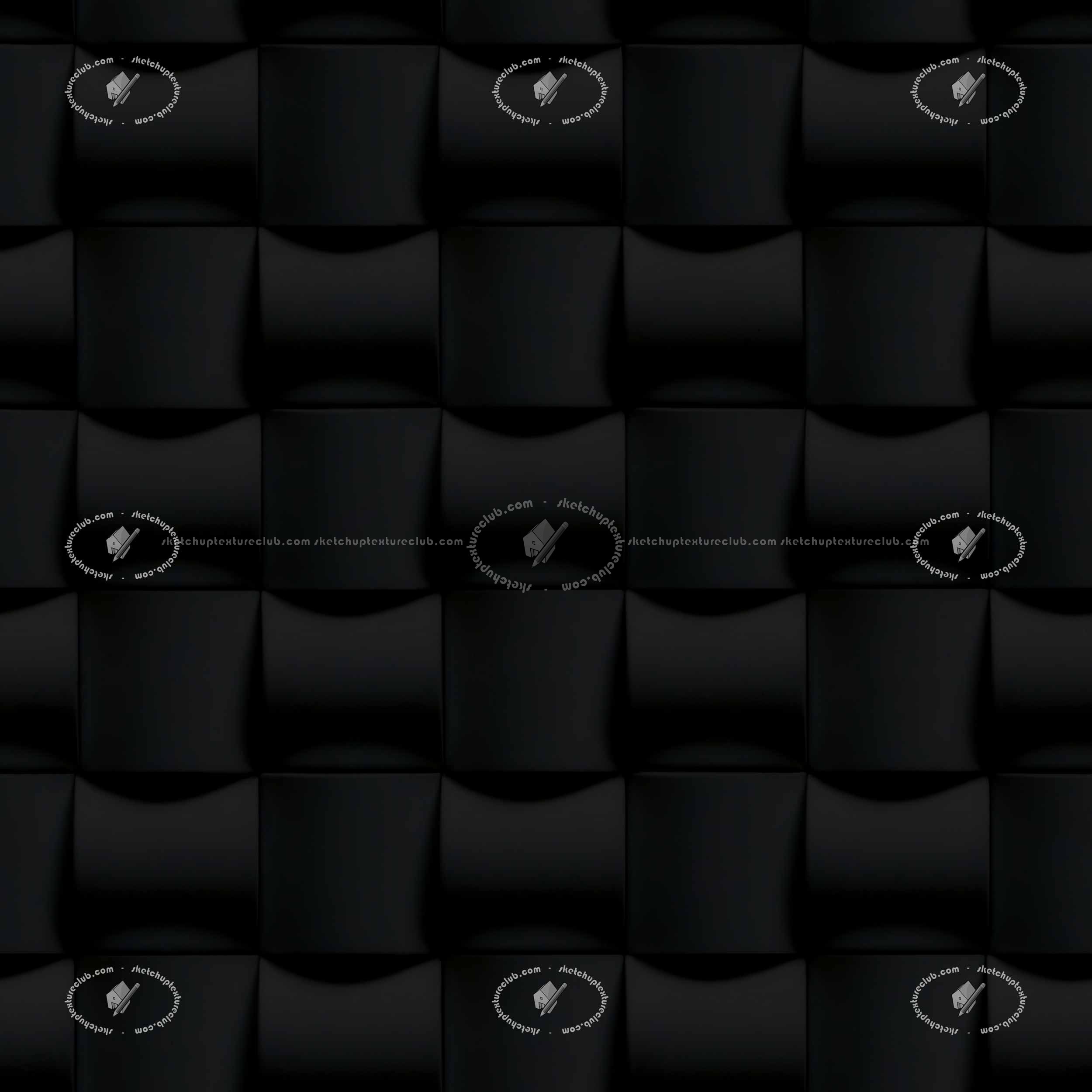 Textures - ARCHITECTURE - TILES INTERIOR - Mosaico - Mixed format - White mosaic 3d wall tile texture seamless 21048 - Specular