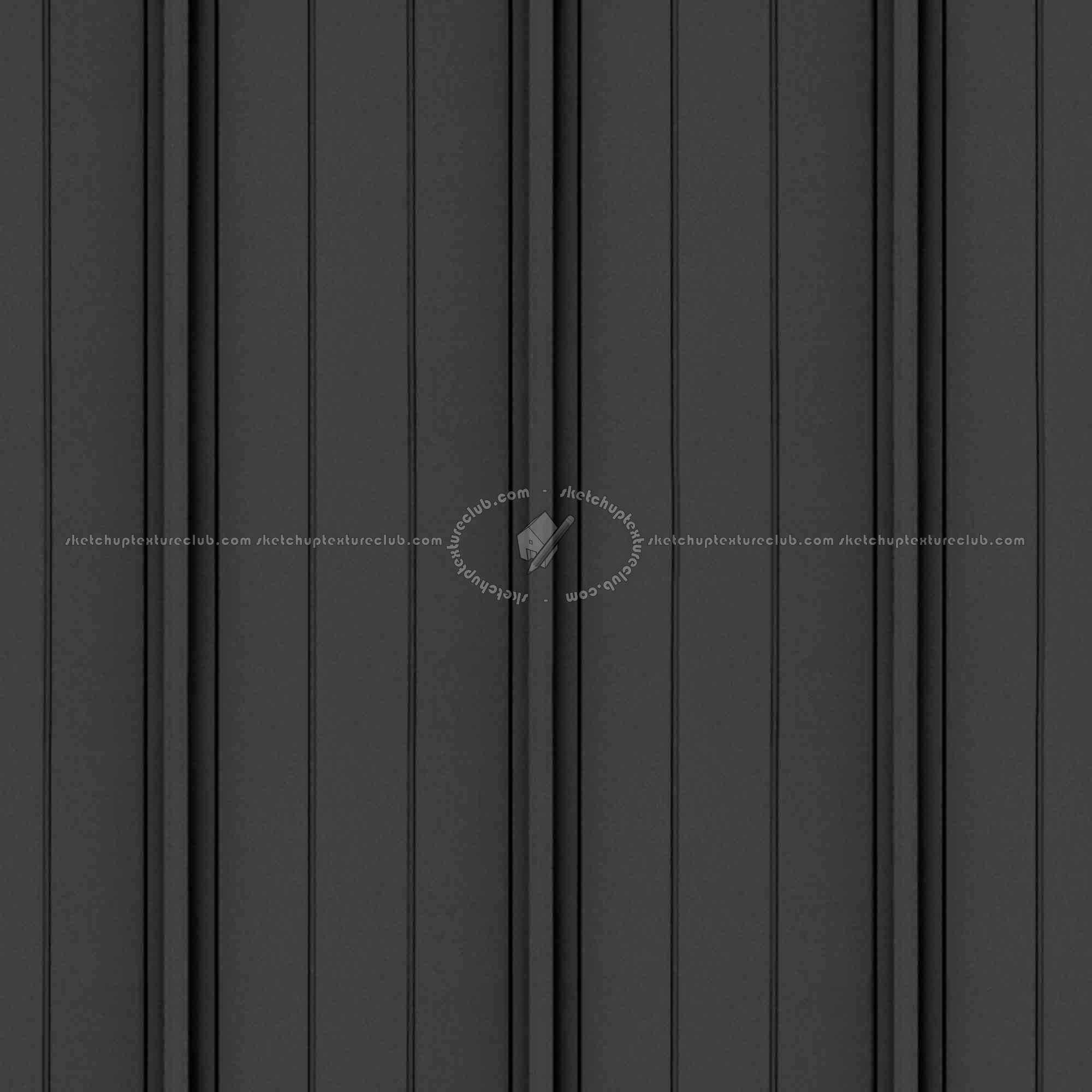 Textures   -   ARCHITECTURE   -   ROOFINGS   -   Metal roofs  - Metal rufing texture seamless 03744 - Specular