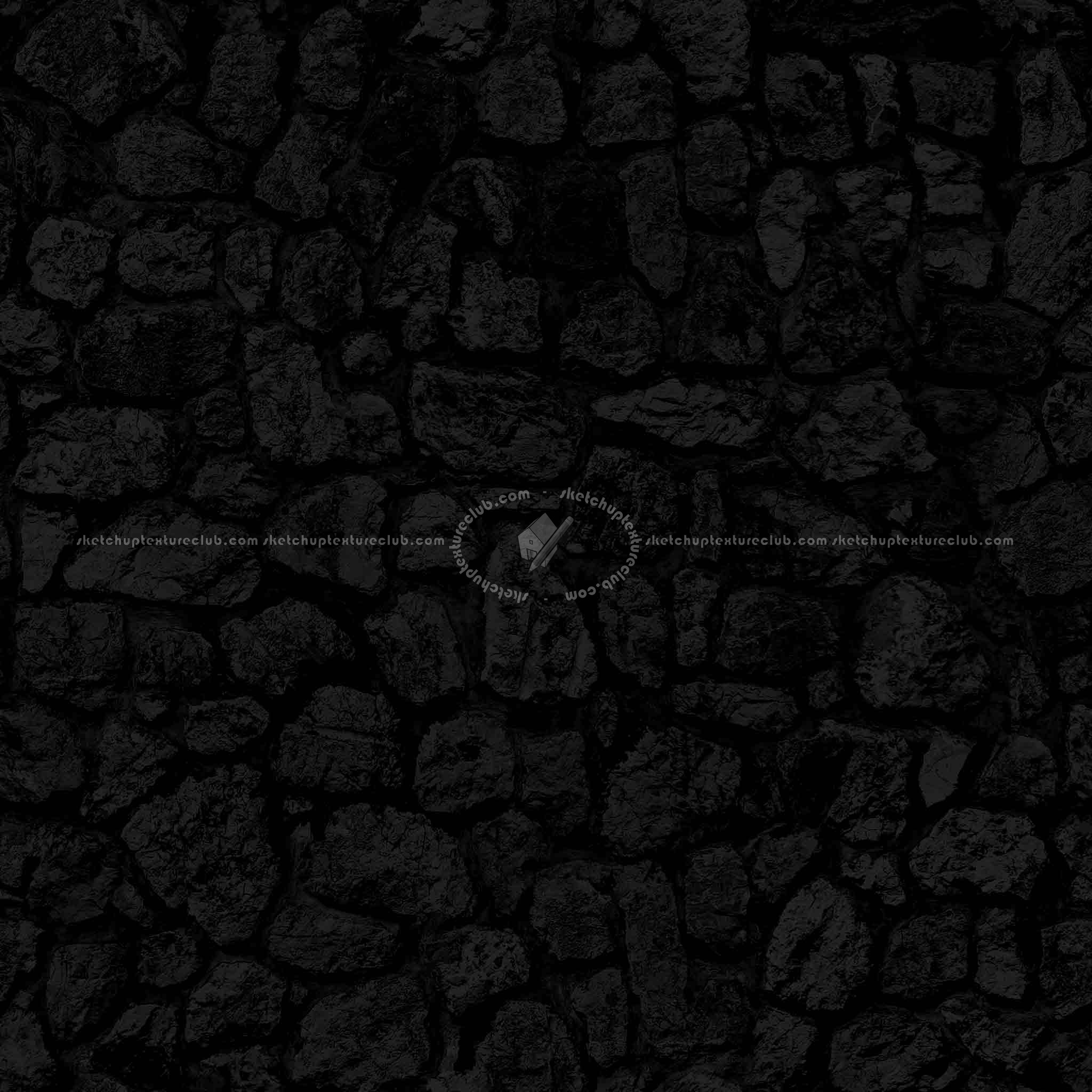 Textures   -   ARCHITECTURE   -   STONES WALLS   -   Stone walls  - Old wall stone texture seamless 08543 - Specular