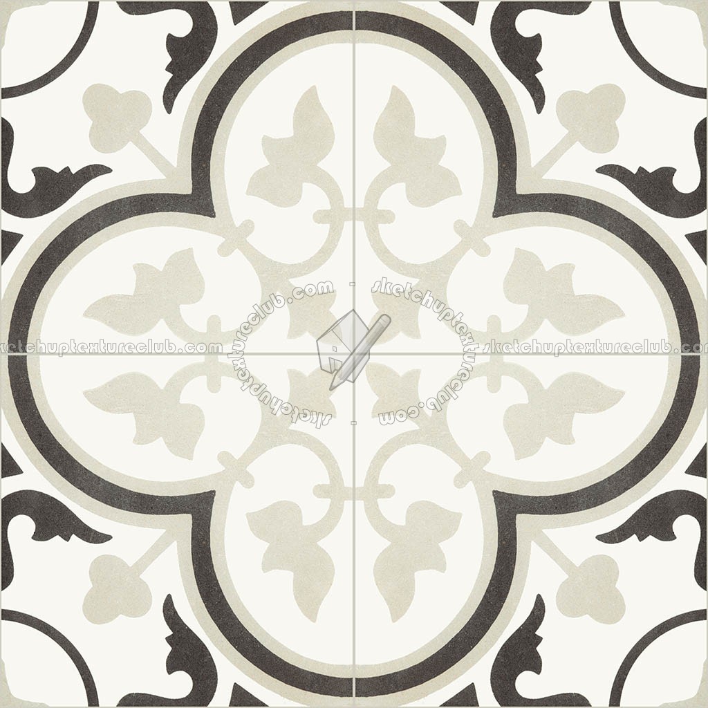 Textures   -   ARCHITECTURE   -   TILES INTERIOR   -   Cement - Encaustic   -   Cement  - cementine tiles Pbr texture seamless 22152