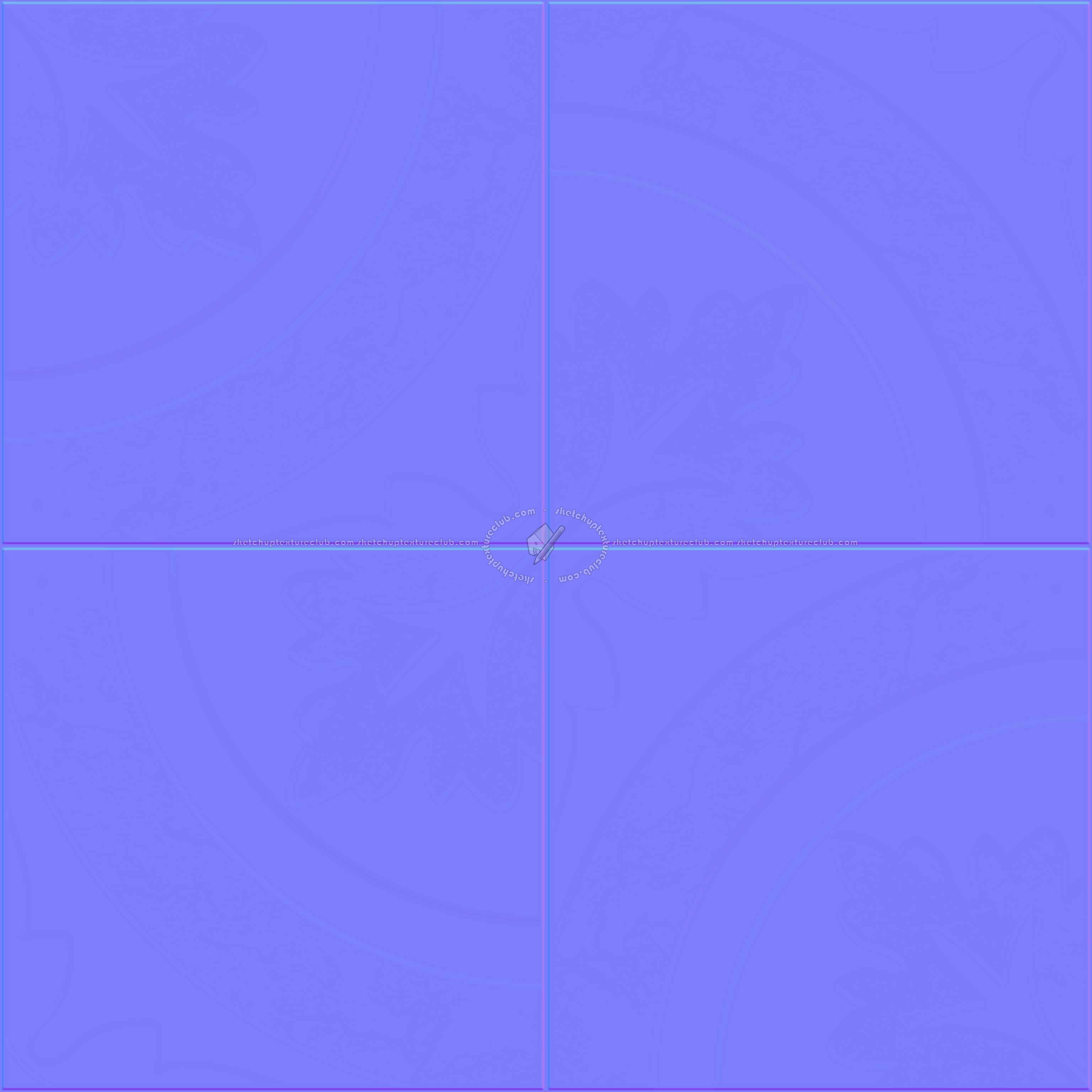 Textures - ARCHITECTURE - TILES INTERIOR - Cement - Encaustic - Cement - cementine tiles Pbr texture seamless 22153 - Normal