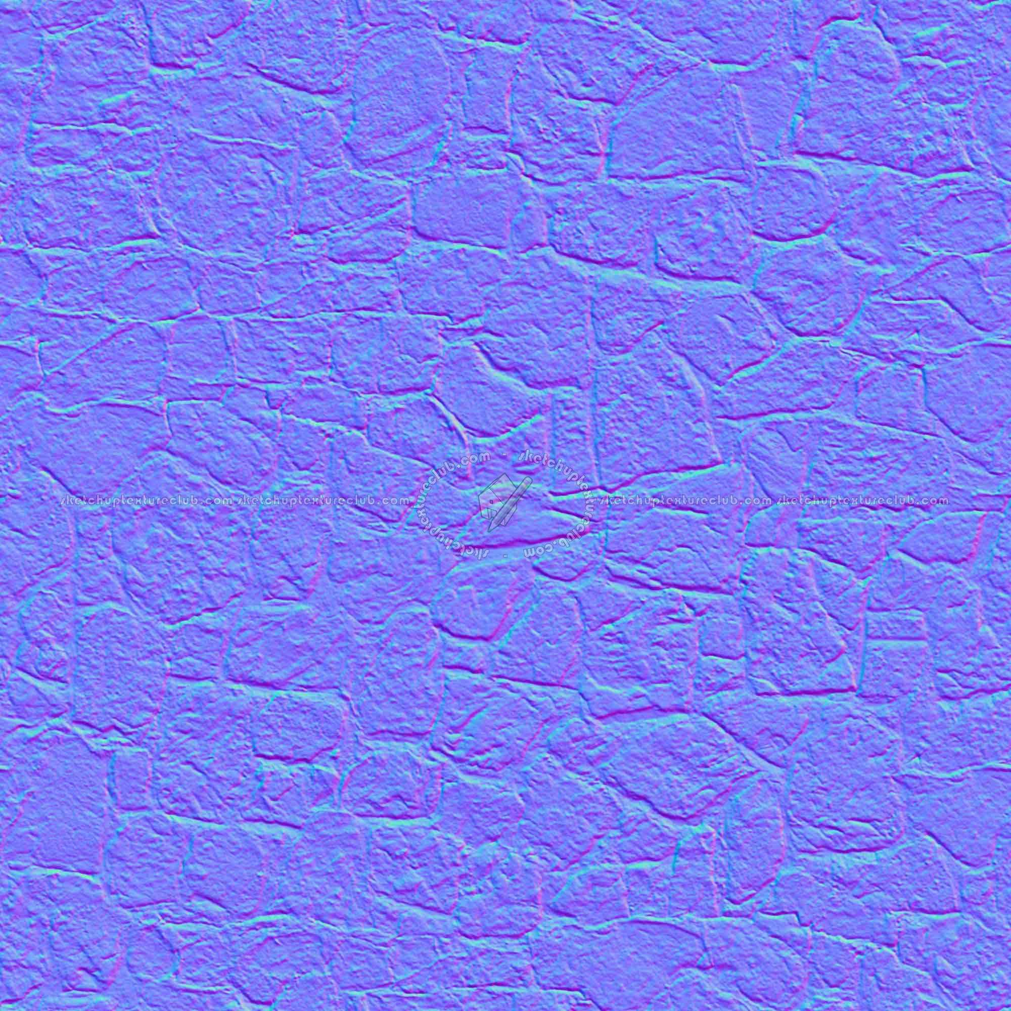 Textures   -   ARCHITECTURE   -   STONES WALLS   -   Stone walls  - Texture old wall stone seamless 08545 - Normal