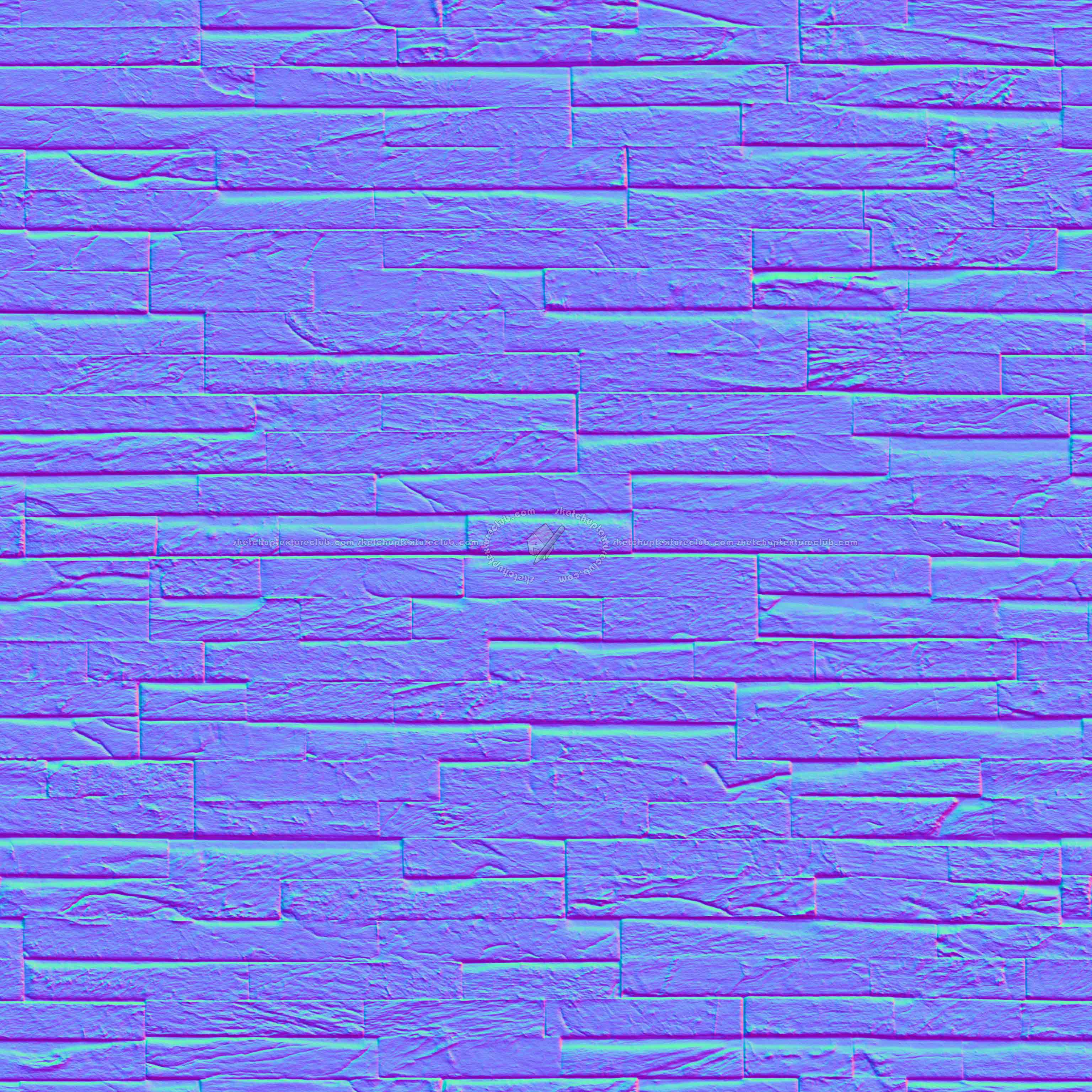 Textures - ARCHITECTURE - CONCRETE - Plates - Clean - Kensington Concrete Sleepers Pbr texture seamless 22603 - Normal