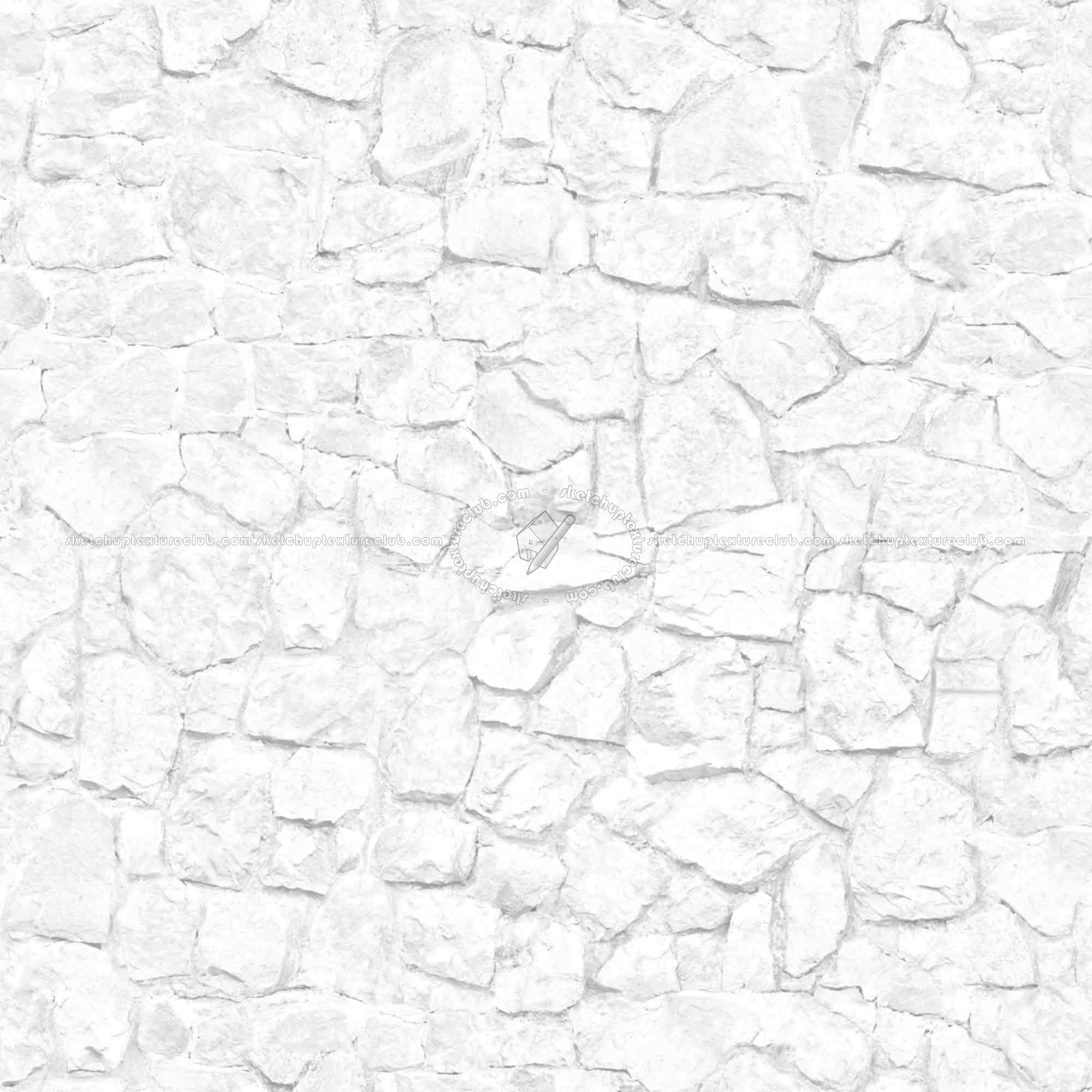 Textures   -   ARCHITECTURE   -   STONES WALLS   -   Stone walls  - Old wall stone texture seamless 08546 - Ambient occlusion