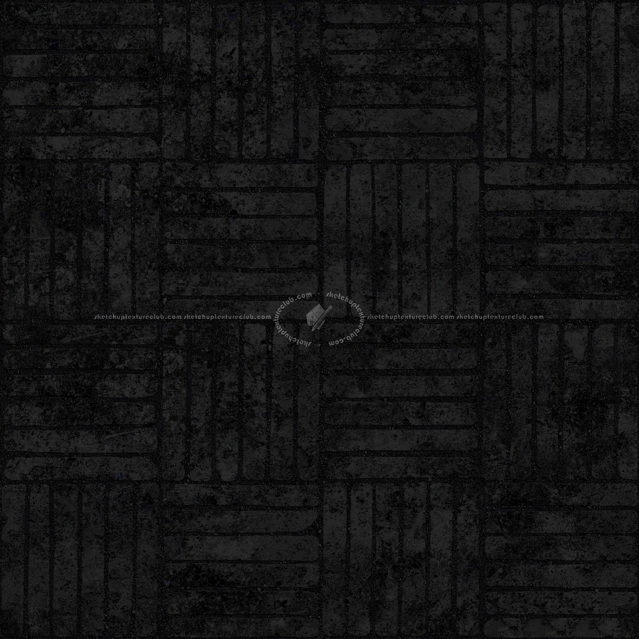 Textures   -   ARCHITECTURE   -   PAVING OUTDOOR   -   Concrete   -   Blocks regular  - Paving outdoor concrete regular block texture seamless 05783 - Specular